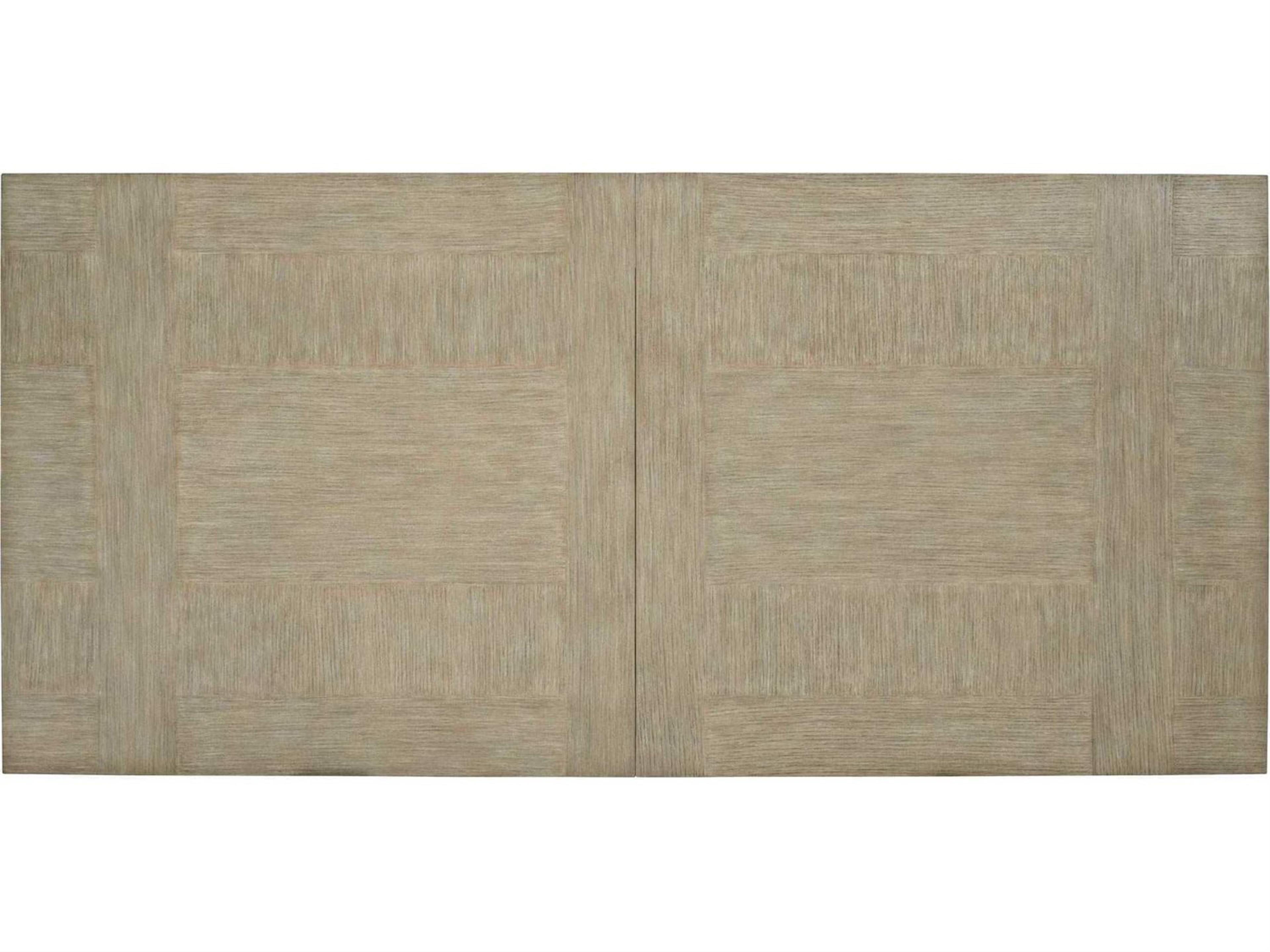 Bernhardt Santa Barbara Rectangular Wood Sandstone Textured Cameo Dining Table