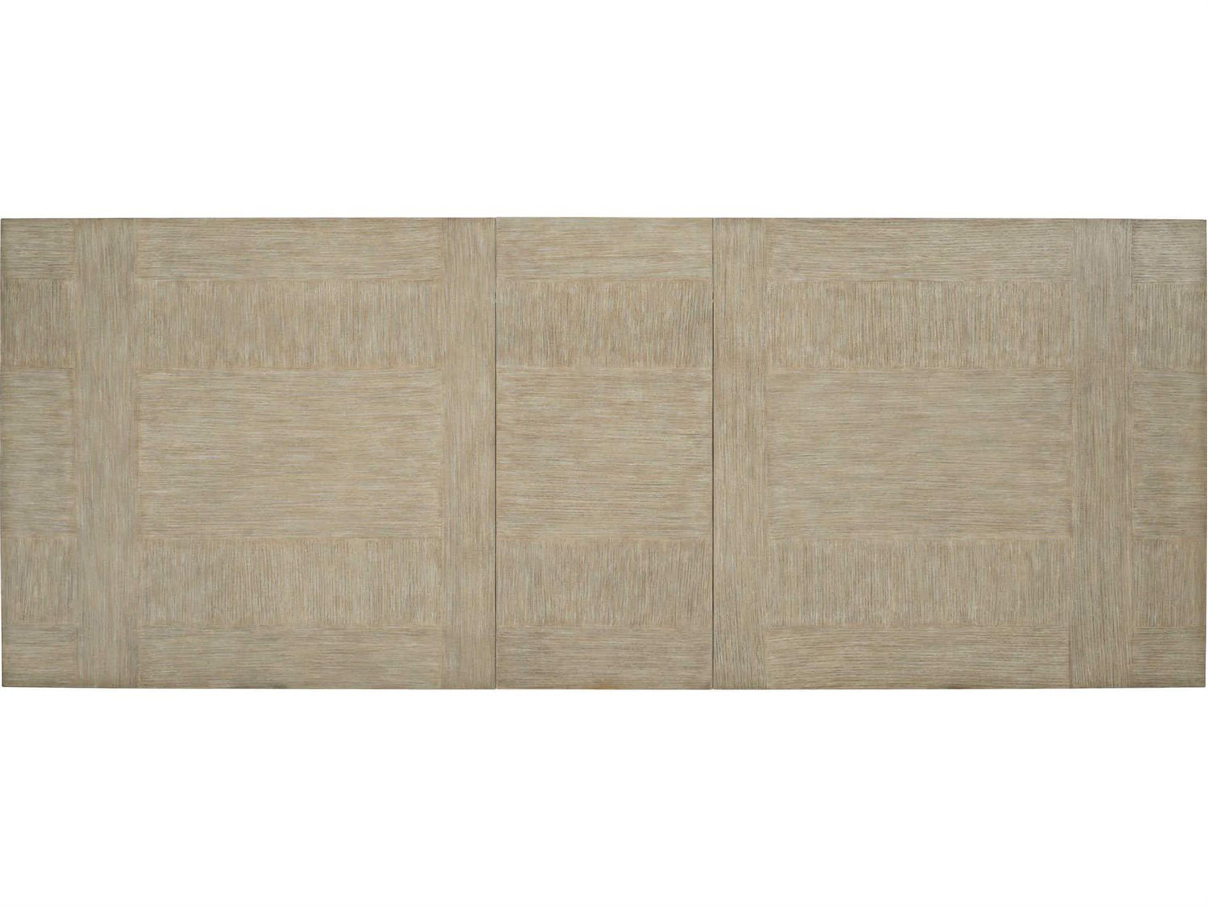 Bernhardt Santa Barbara Rectangular Wood Sandstone Textured Cameo Dining Table