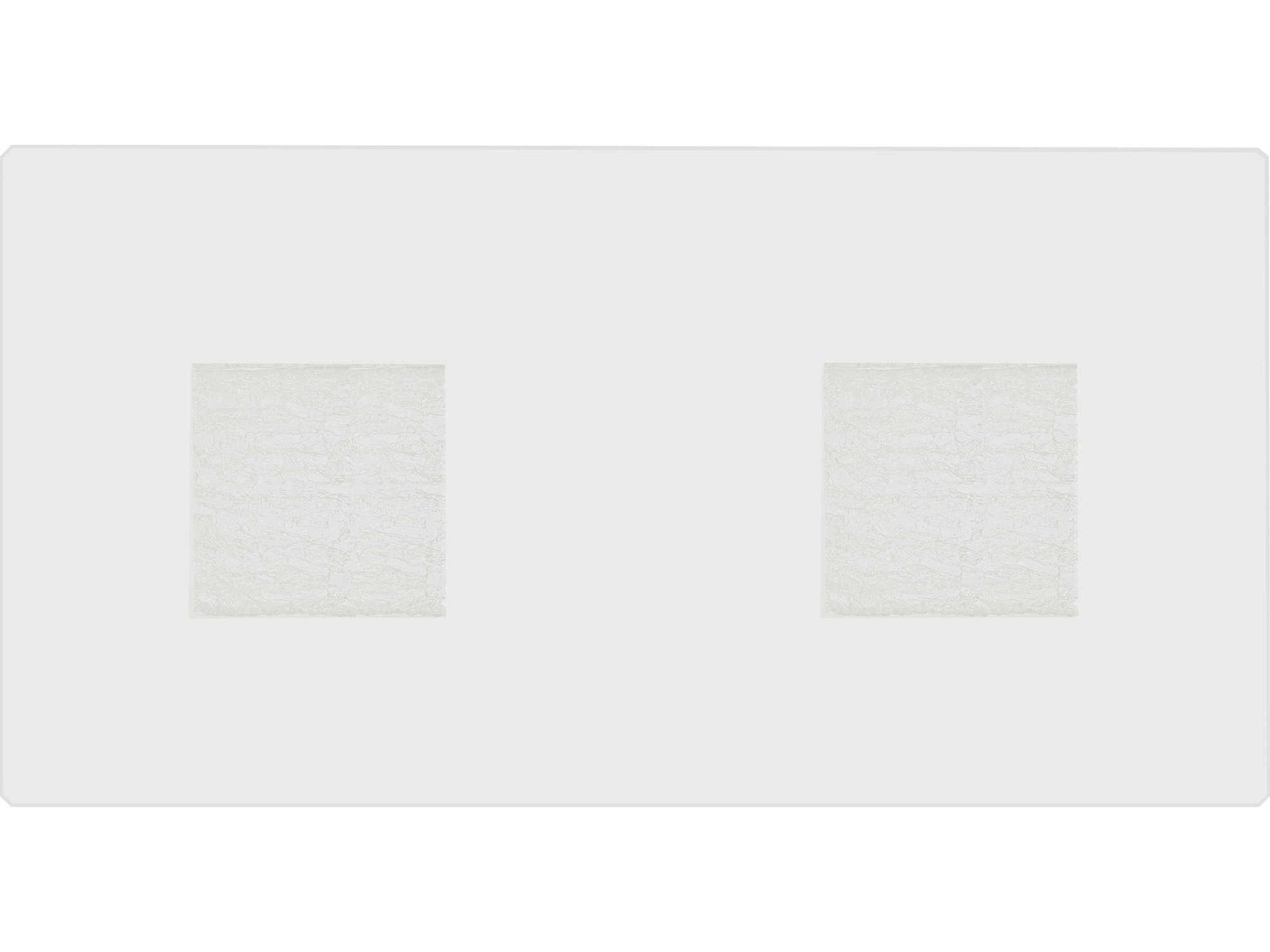 Bernhardt Interiors Arctic Rectangular Glass Clear Dining Table