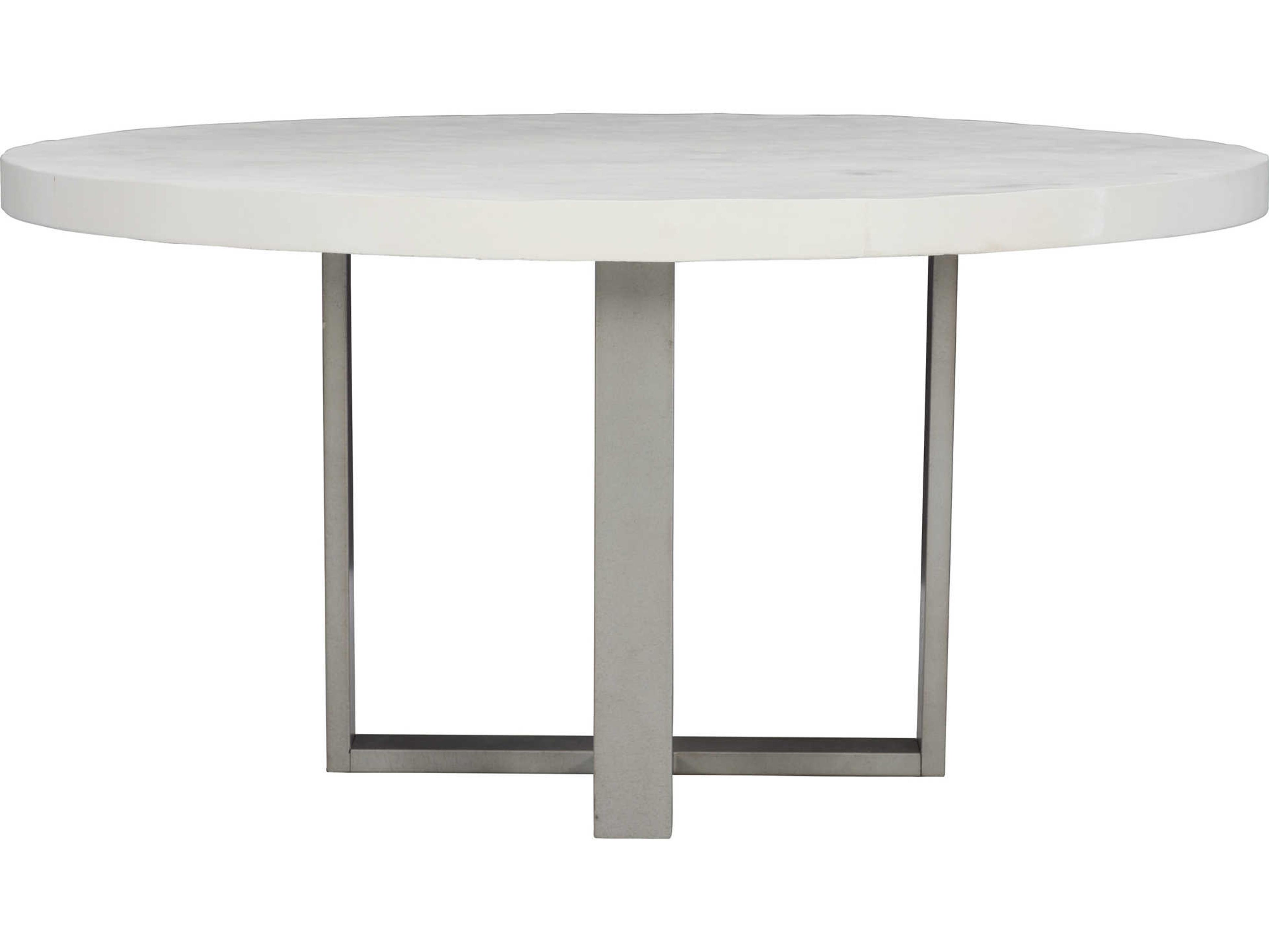 Merrion Round Dining Table Logan Square Concrete Top