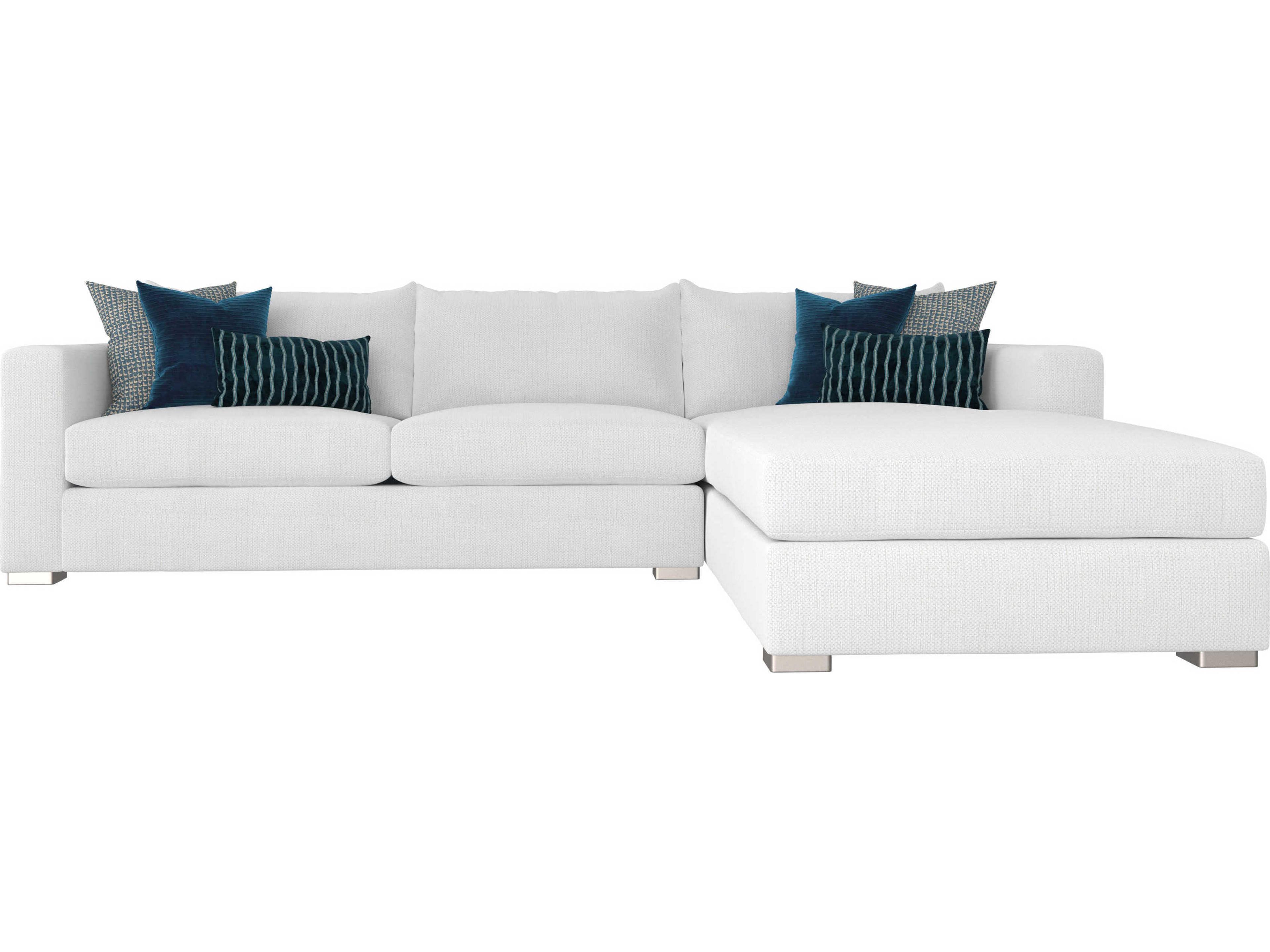 Bernhardt Helena 2 - Piece Upholstered Sectional Sofa with RAF Chaise