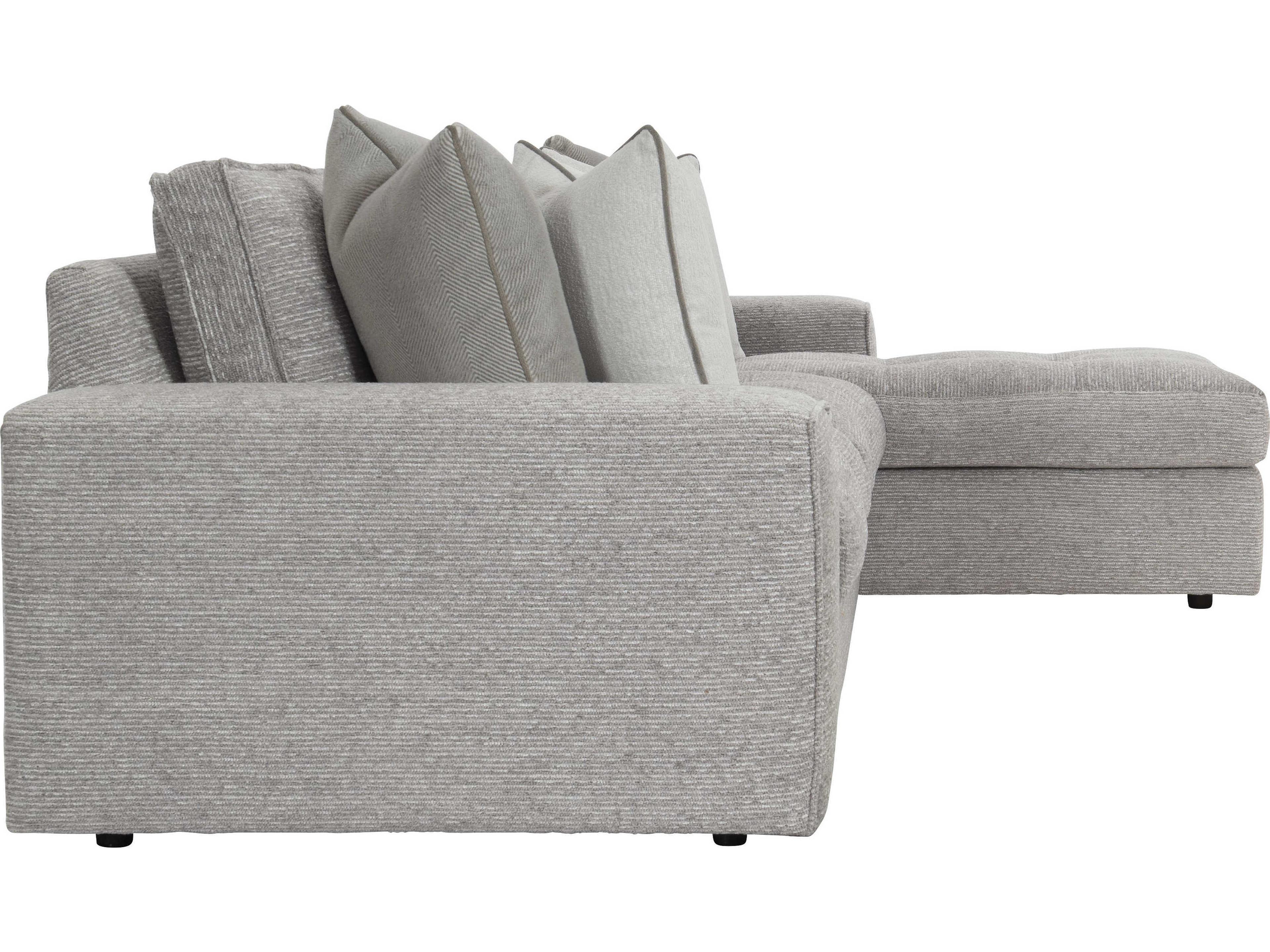 Bernhardt Gray Upholstered Sectional Sofa