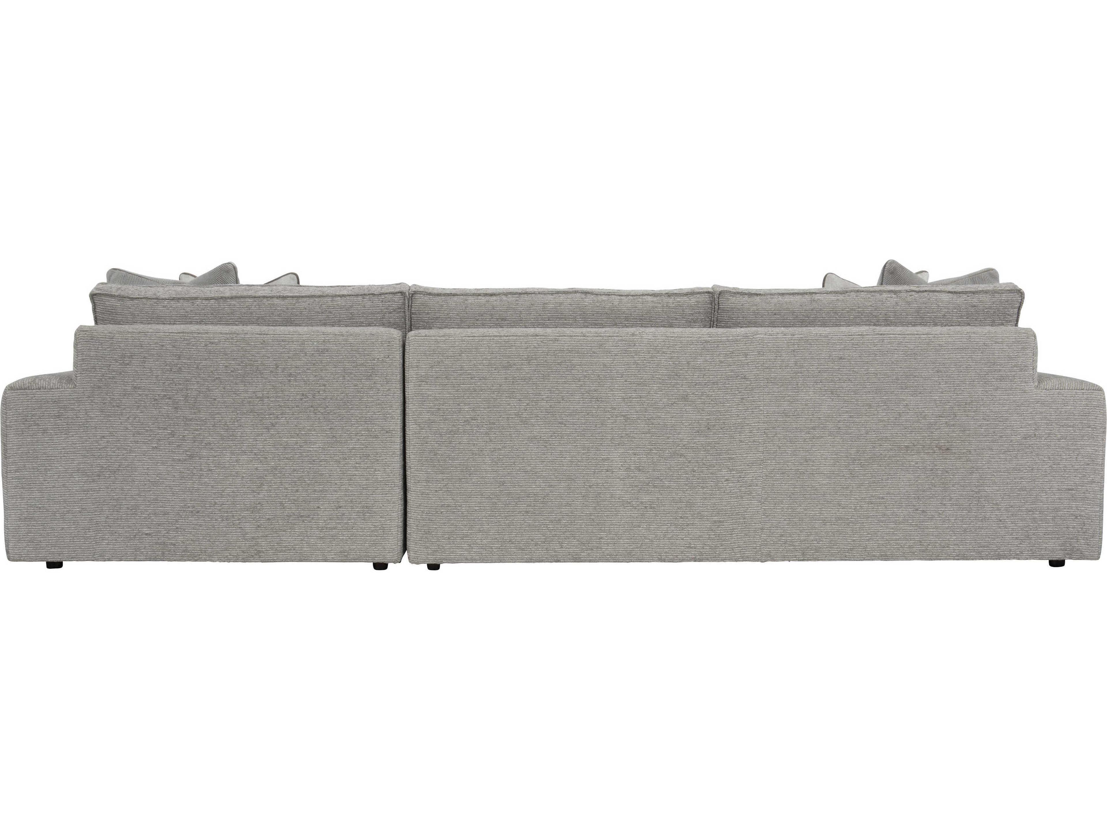 Bernhardt Gray Upholstered Sectional Sofa