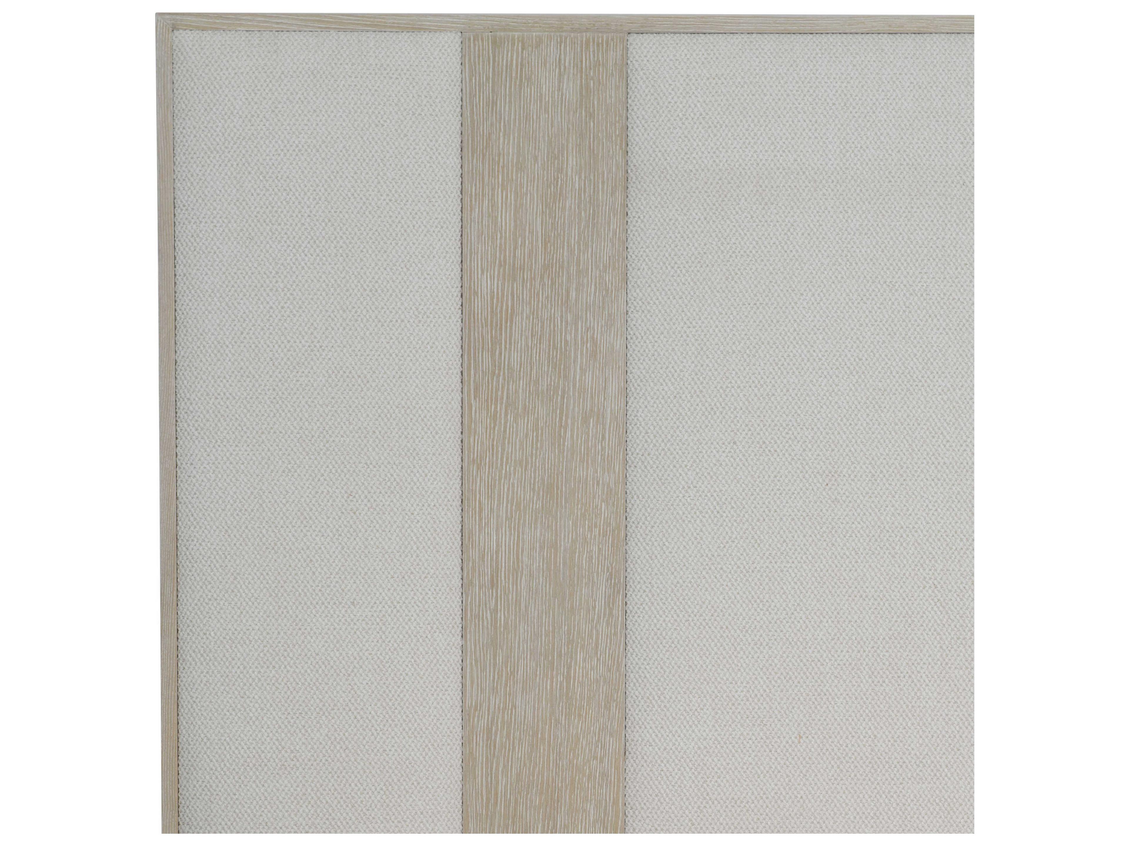 Bernhardt Solaria Brown Hardwood Upholstered King Panel Bed