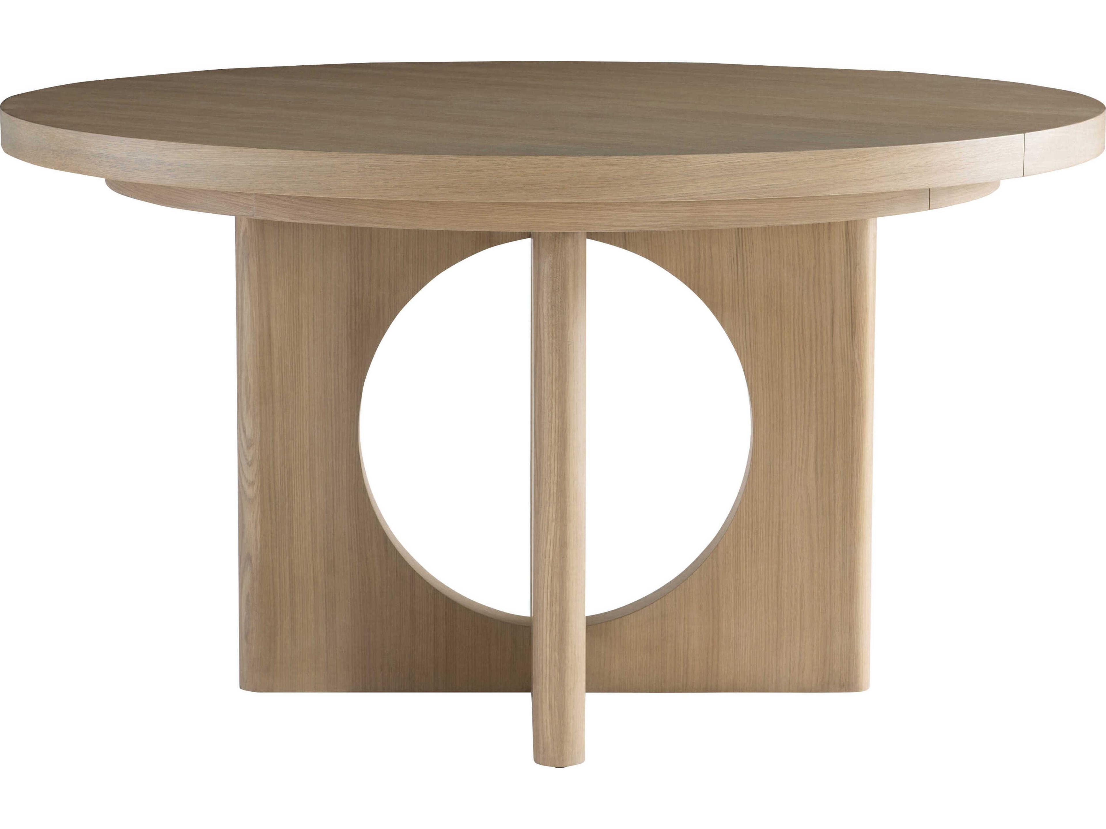 Bernhardt Modulum Round Wood Sahara Dining Table