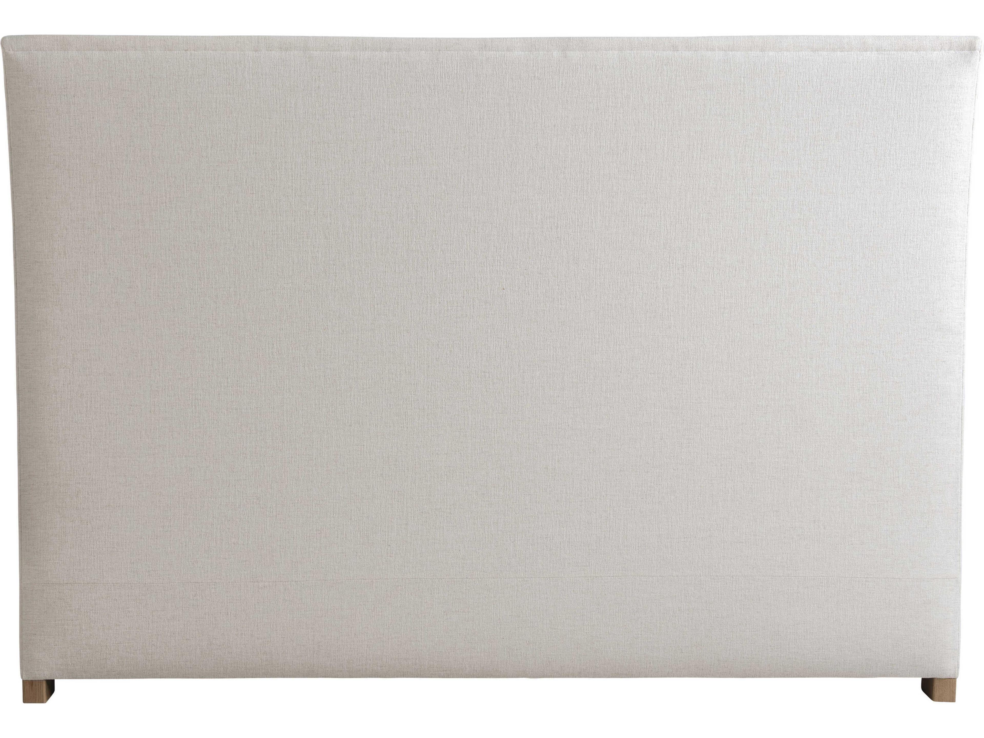 Bernhardt Modulum Sahara White Upholstered California King Sleigh Bed