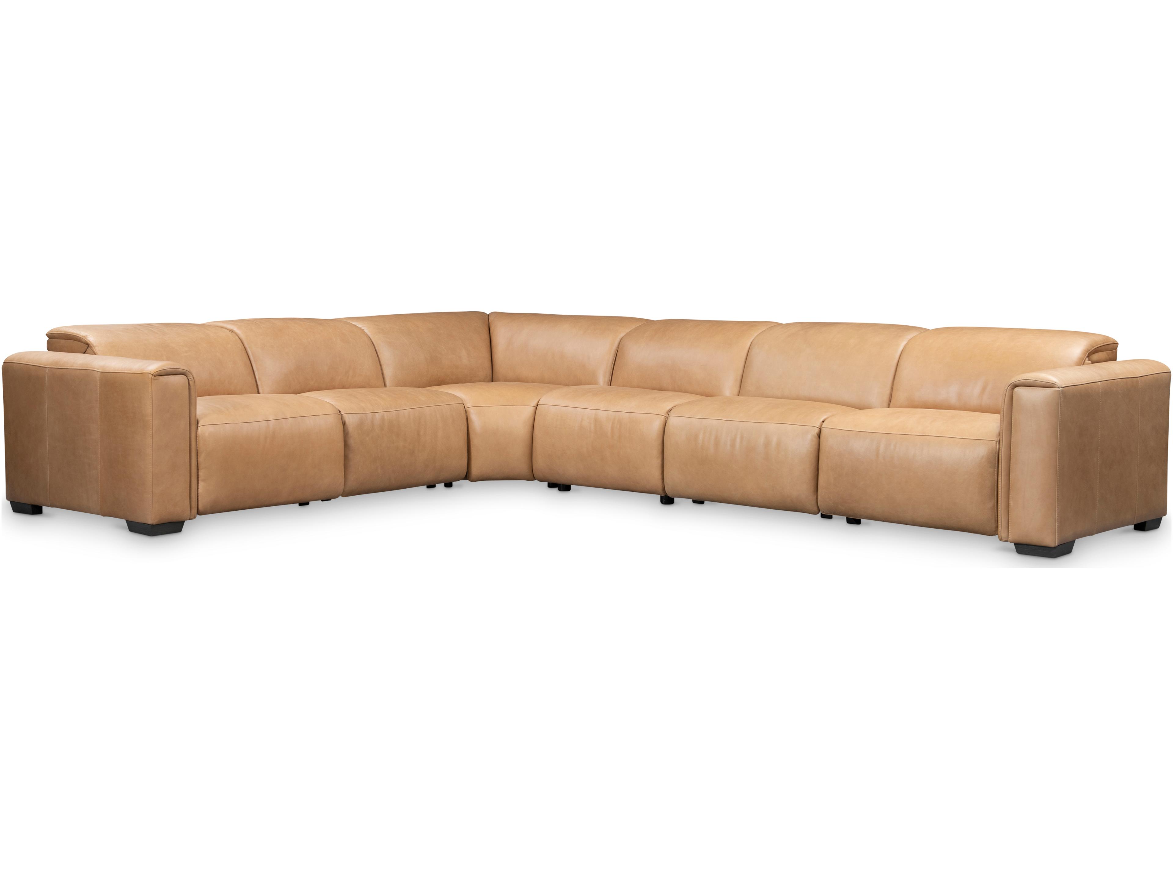 Billings Leather Sectional Sofa