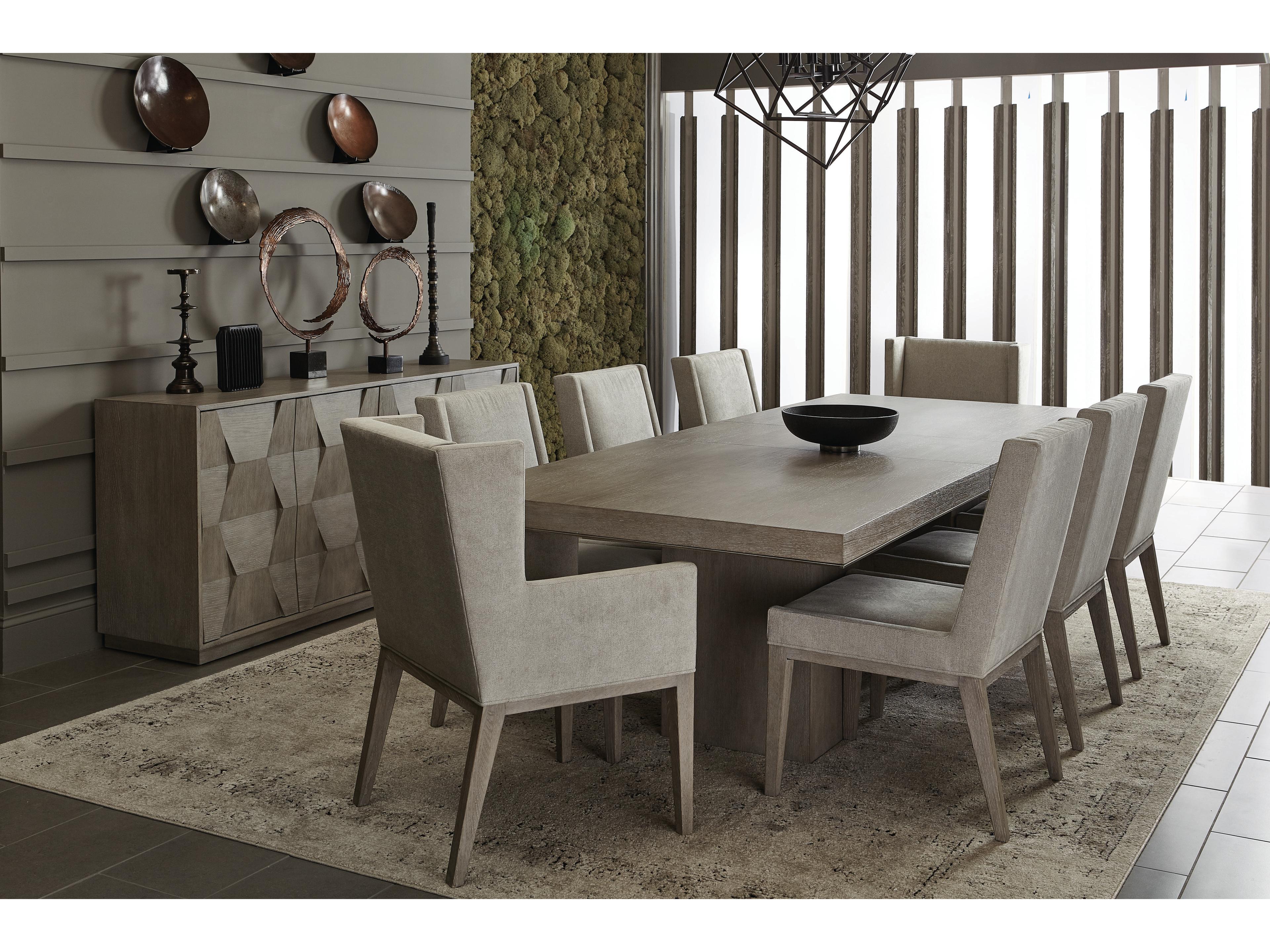 Linea Oak Wood Dining Room Set