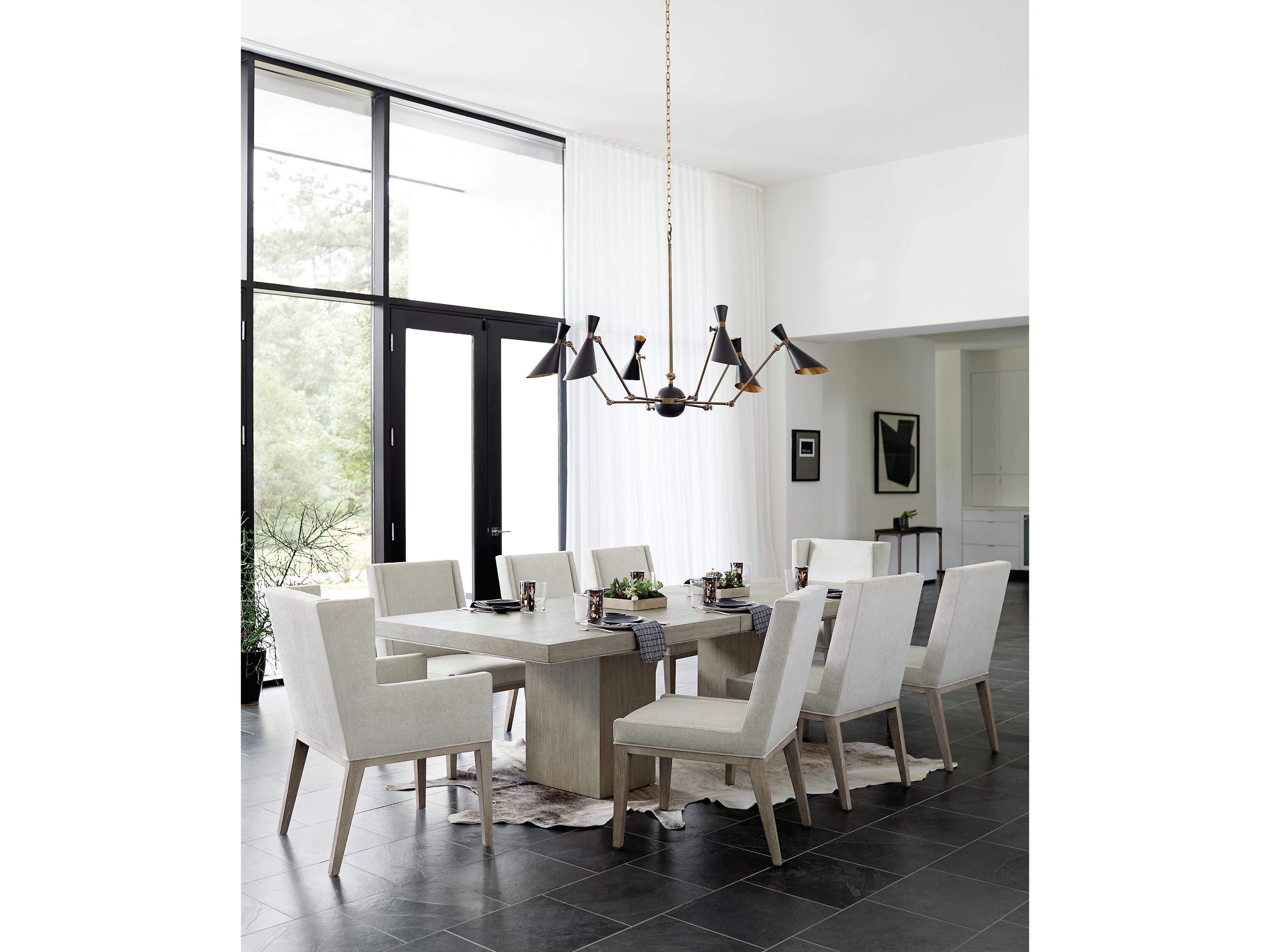 Linea Oak Wood Dining Room Set