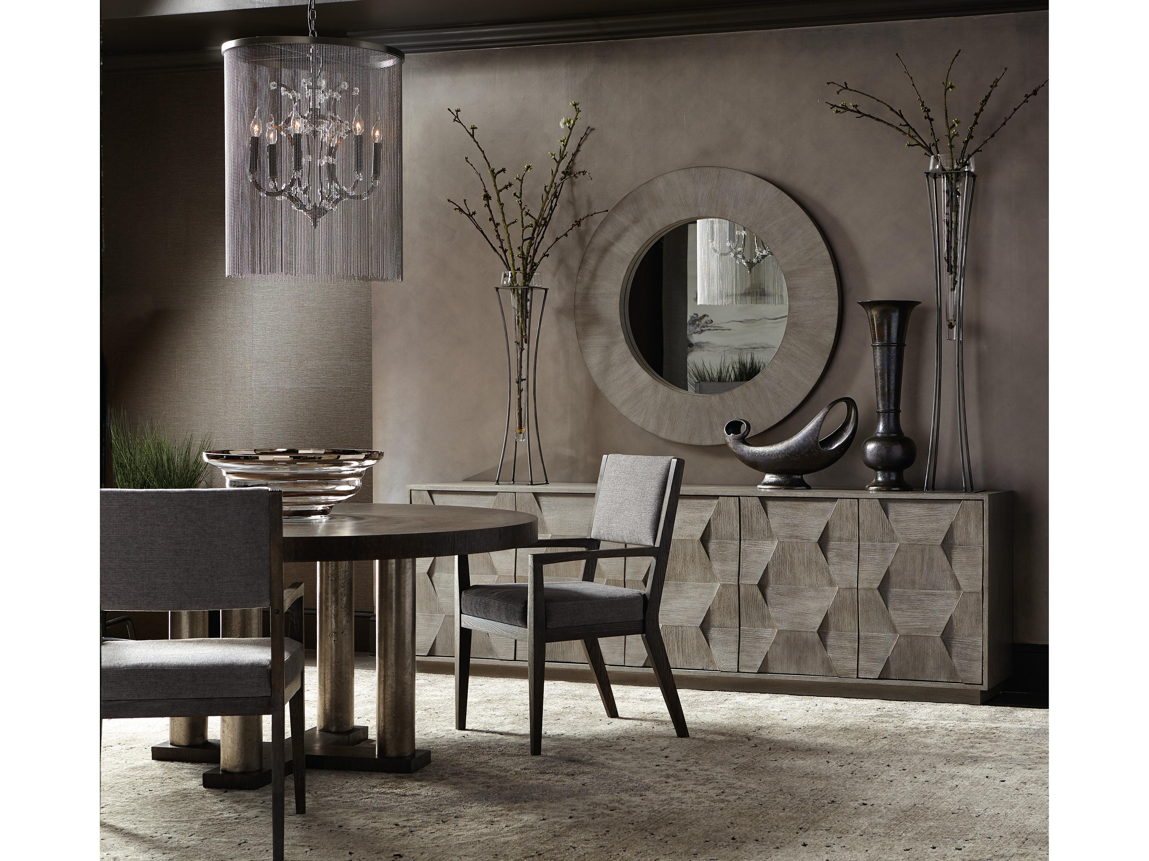 Linea Oak Wood Dining Room Set