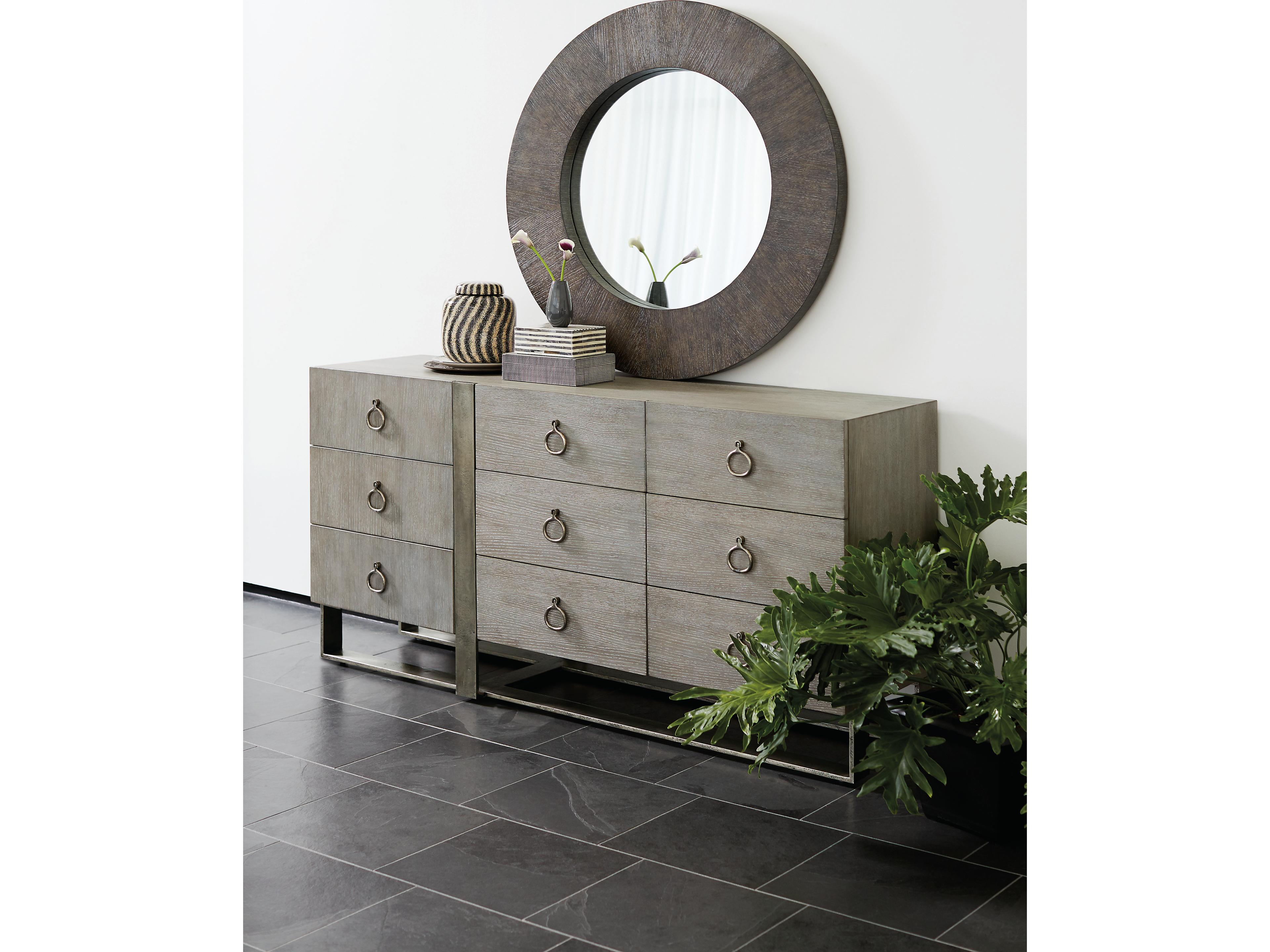 Linea Beige Oak Wood Dresser