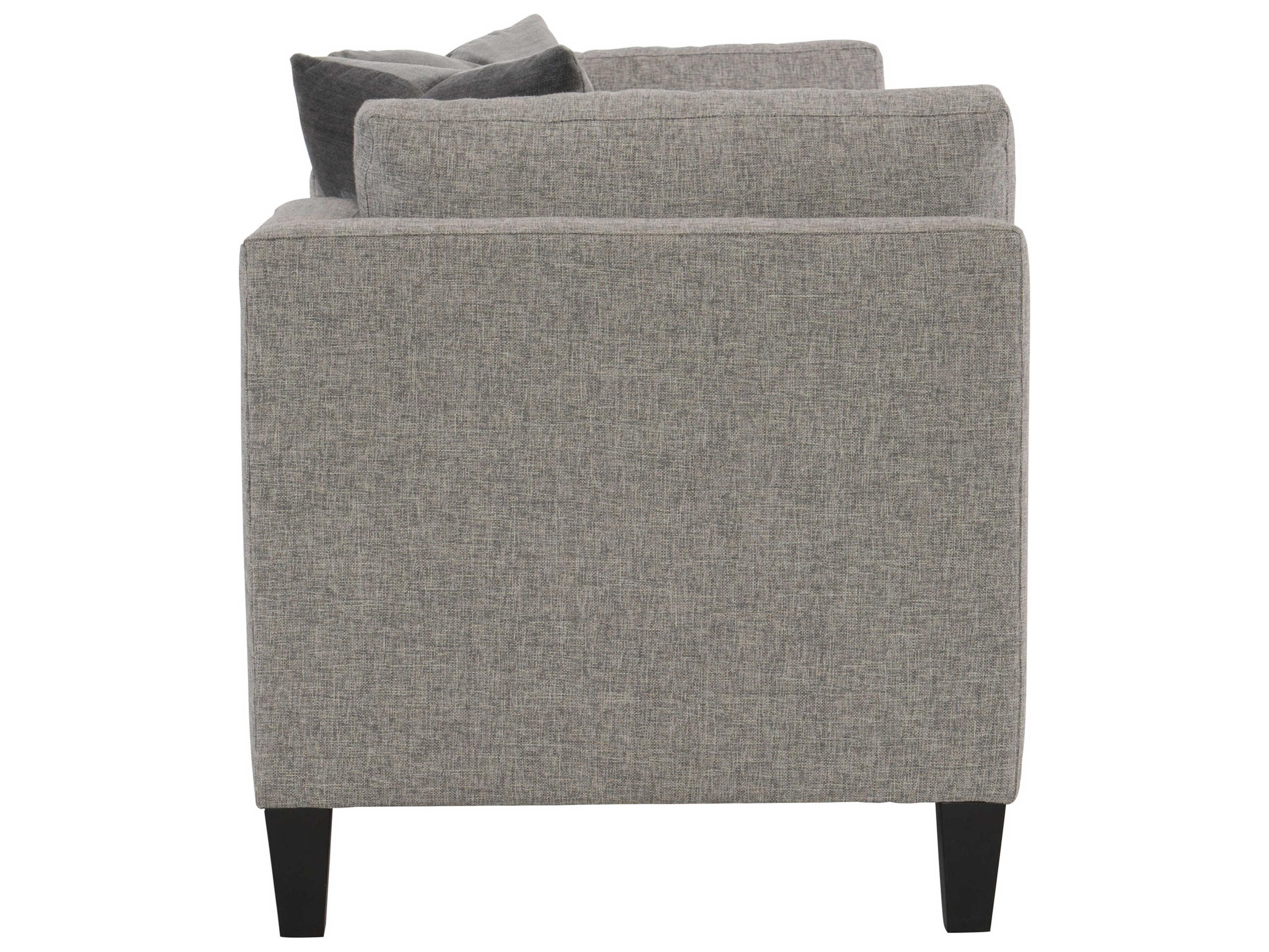 Bernhardt Saxon Mocha Upholstered Chaise