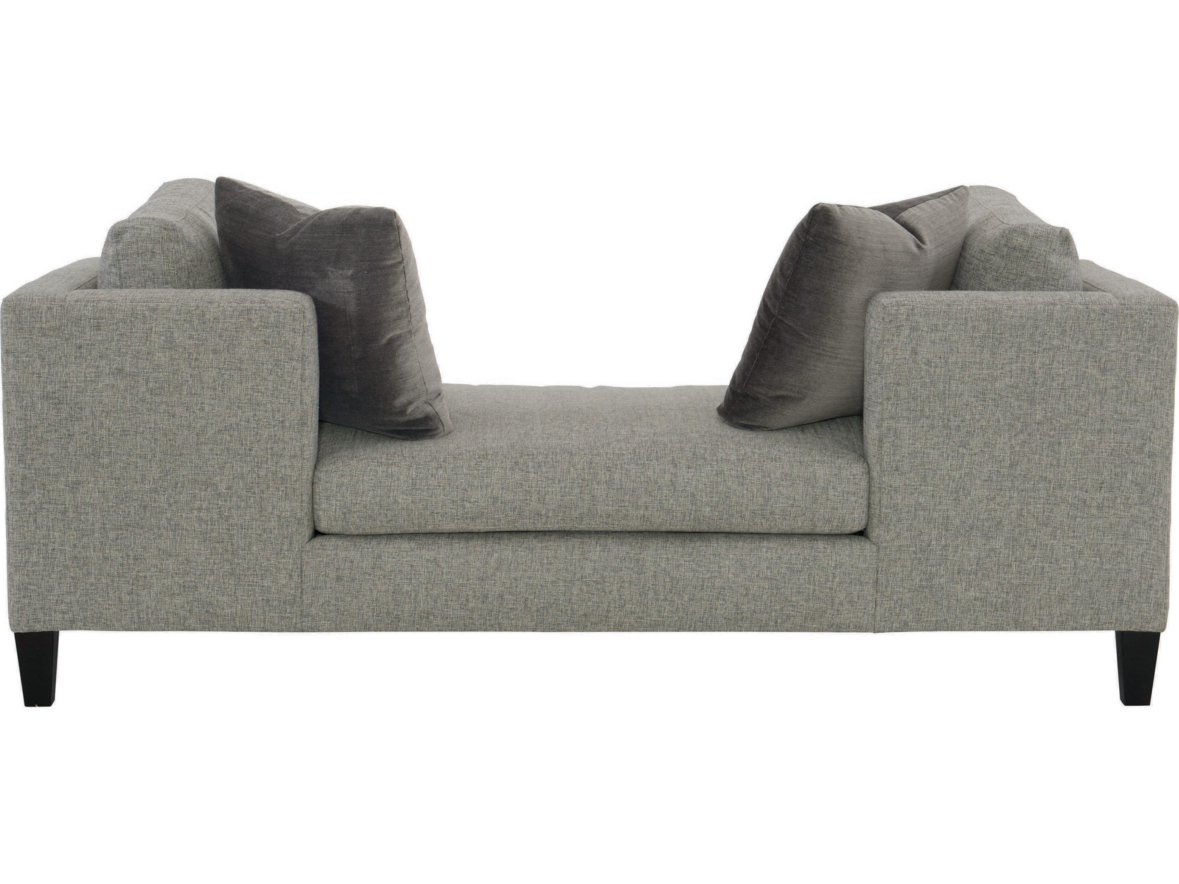 Bernhardt Saxon Mocha Upholstered Chaise