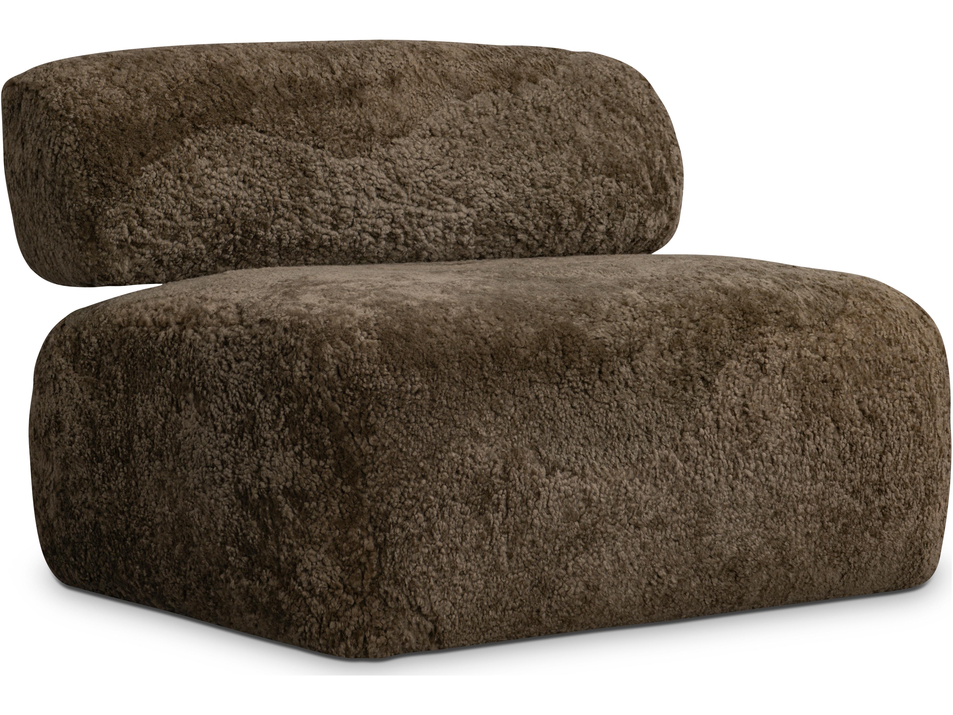 Paley Swivel Brown Accent Chair