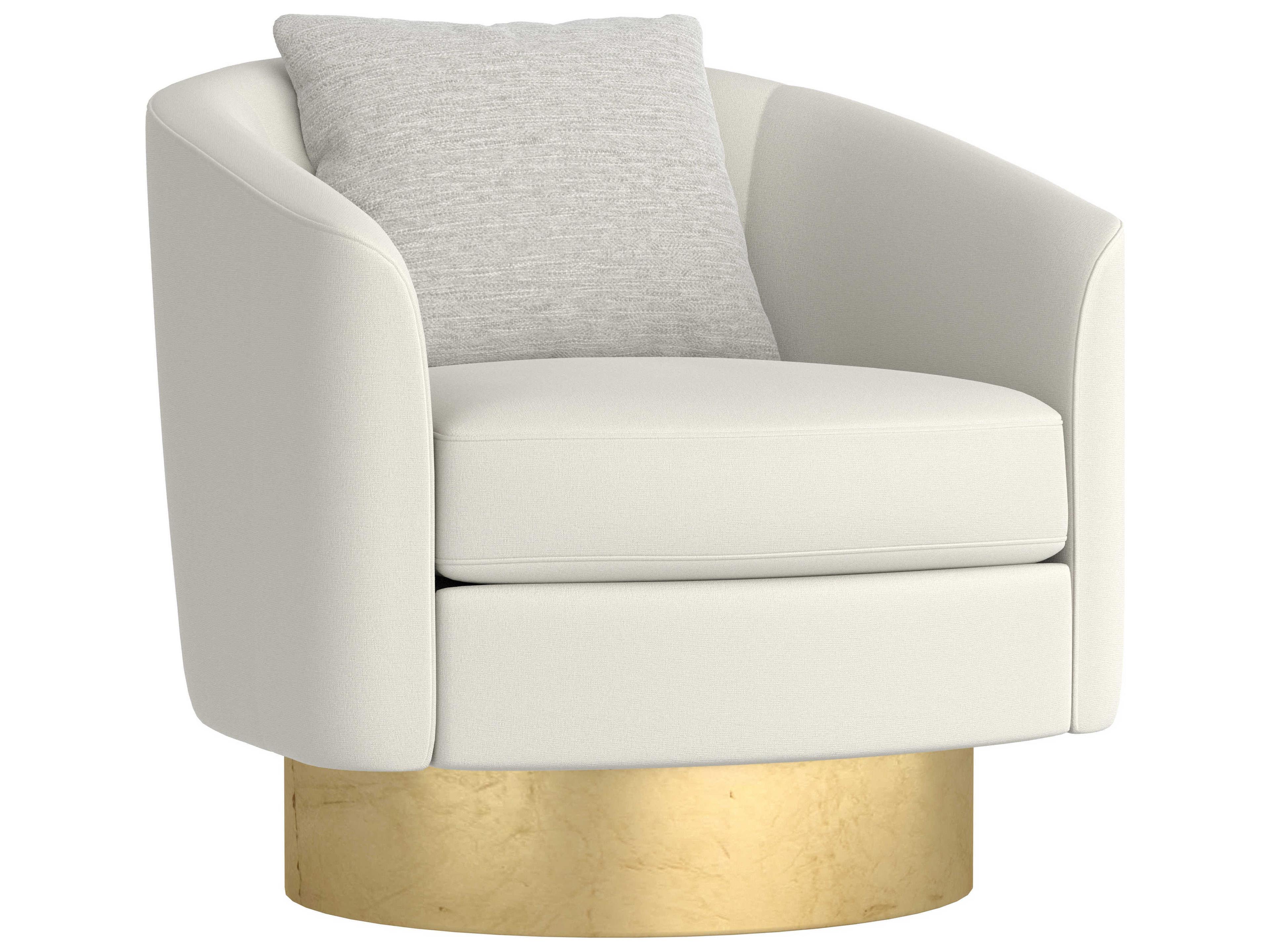 Camino Swivel Fabric Accent Chair