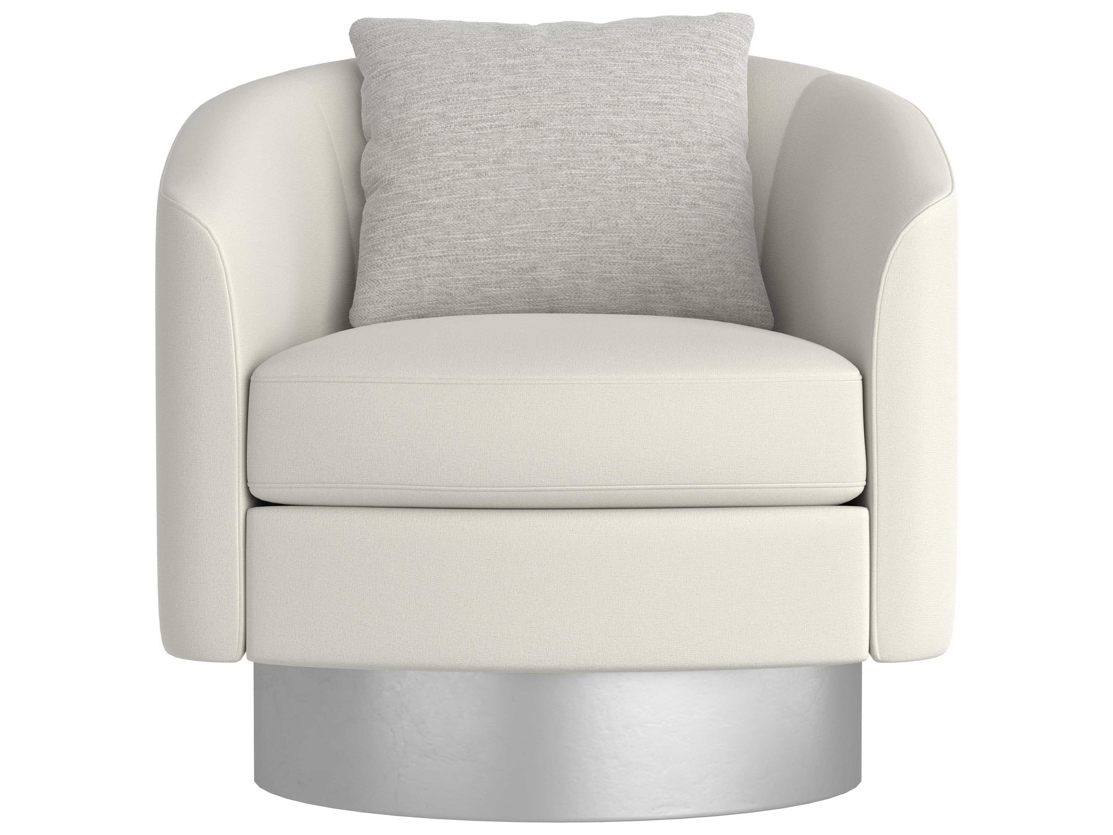 Bernhardt Camino Swivel Fabric Accent Chair