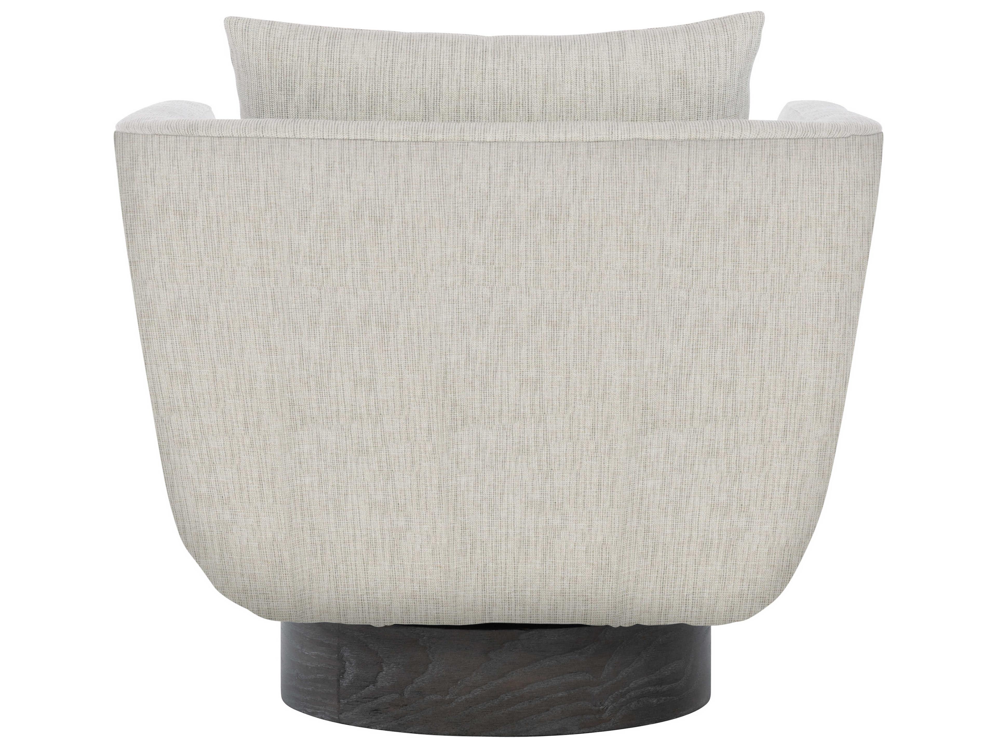 Bernhardt Interiors Gemma Swivel Fabric Accent Chair