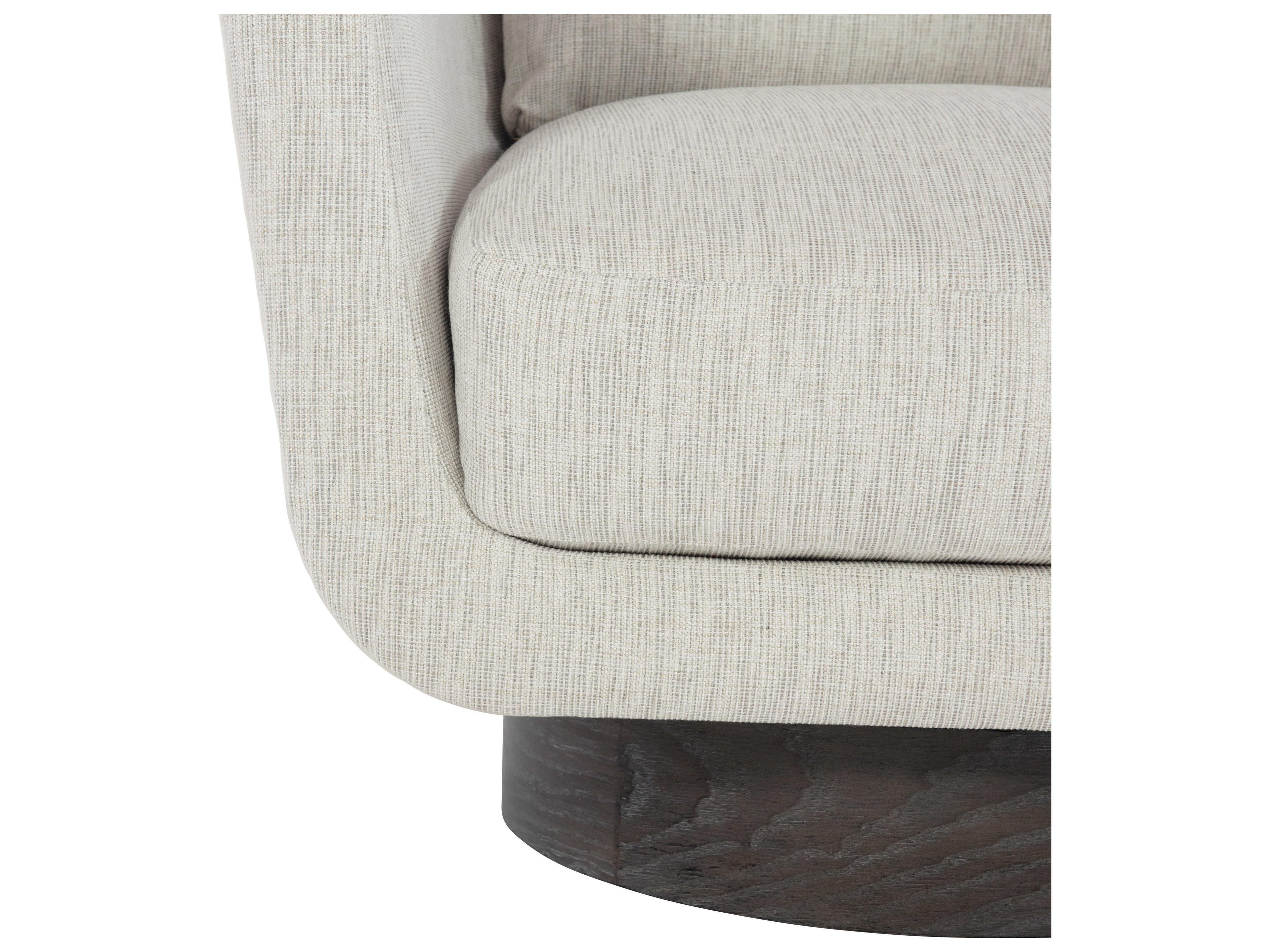 Bernhardt Interiors Gemma Swivel Fabric Accent Chair
