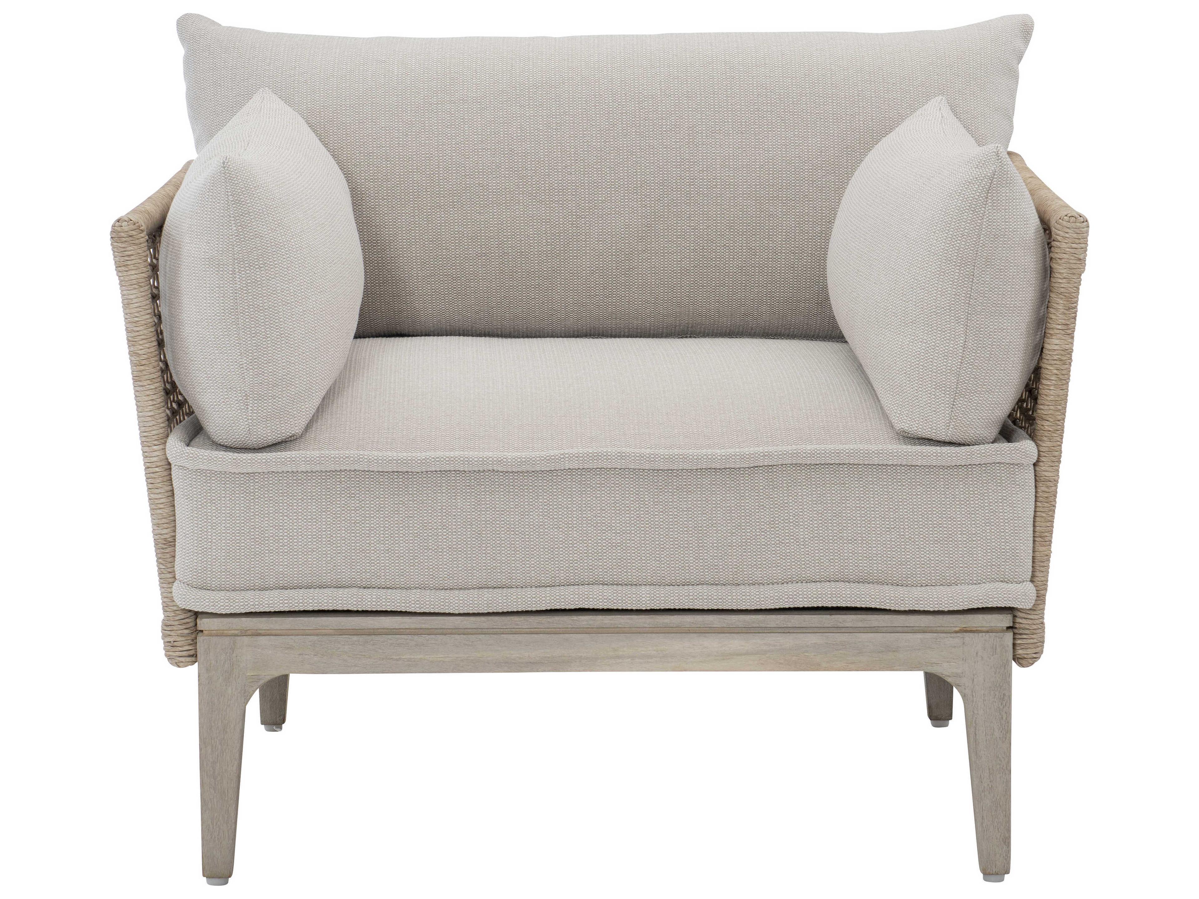 Beige Fabric Club Chair