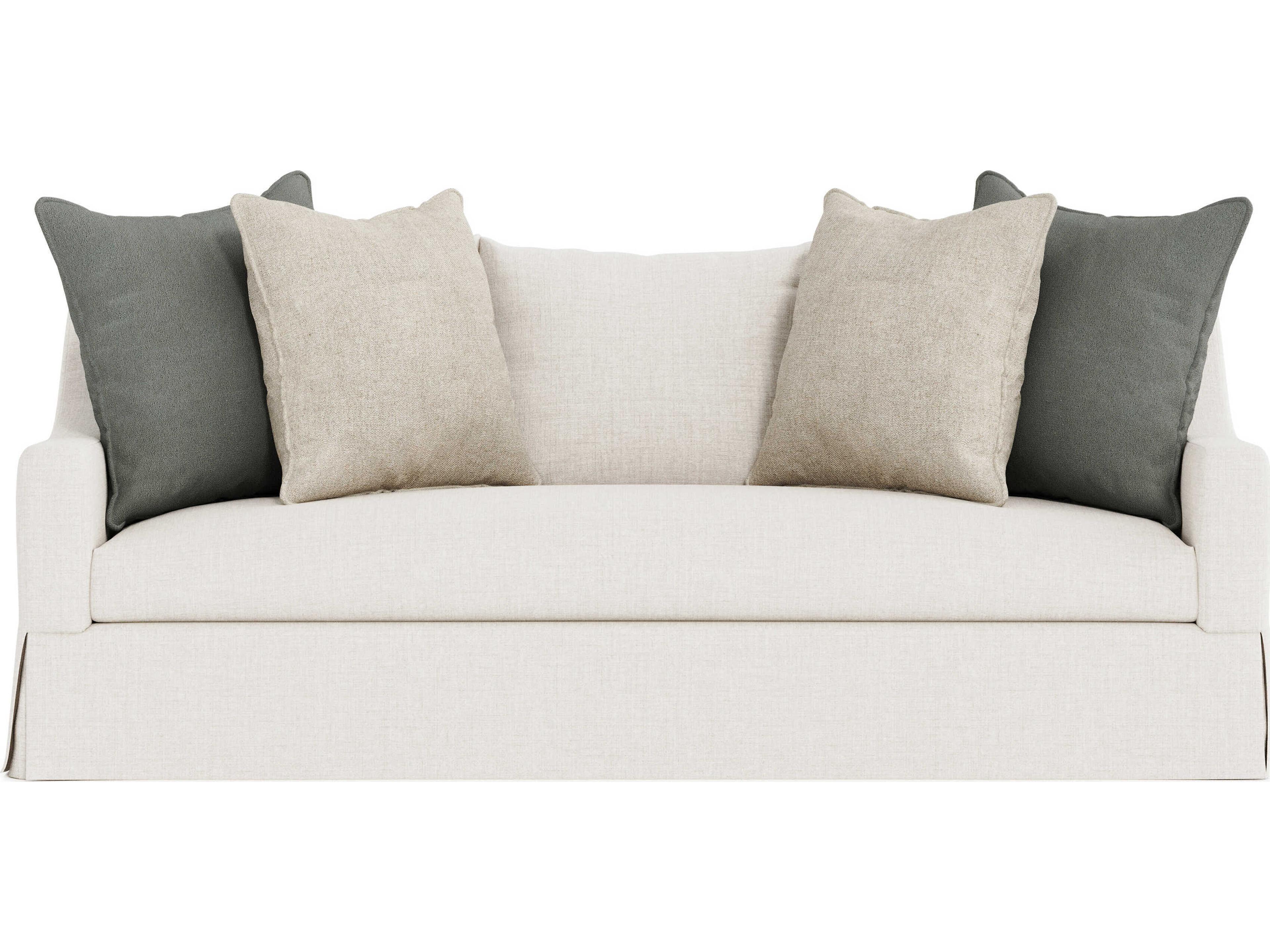 Bernhardt Plush Grace White Upholstered Sofa