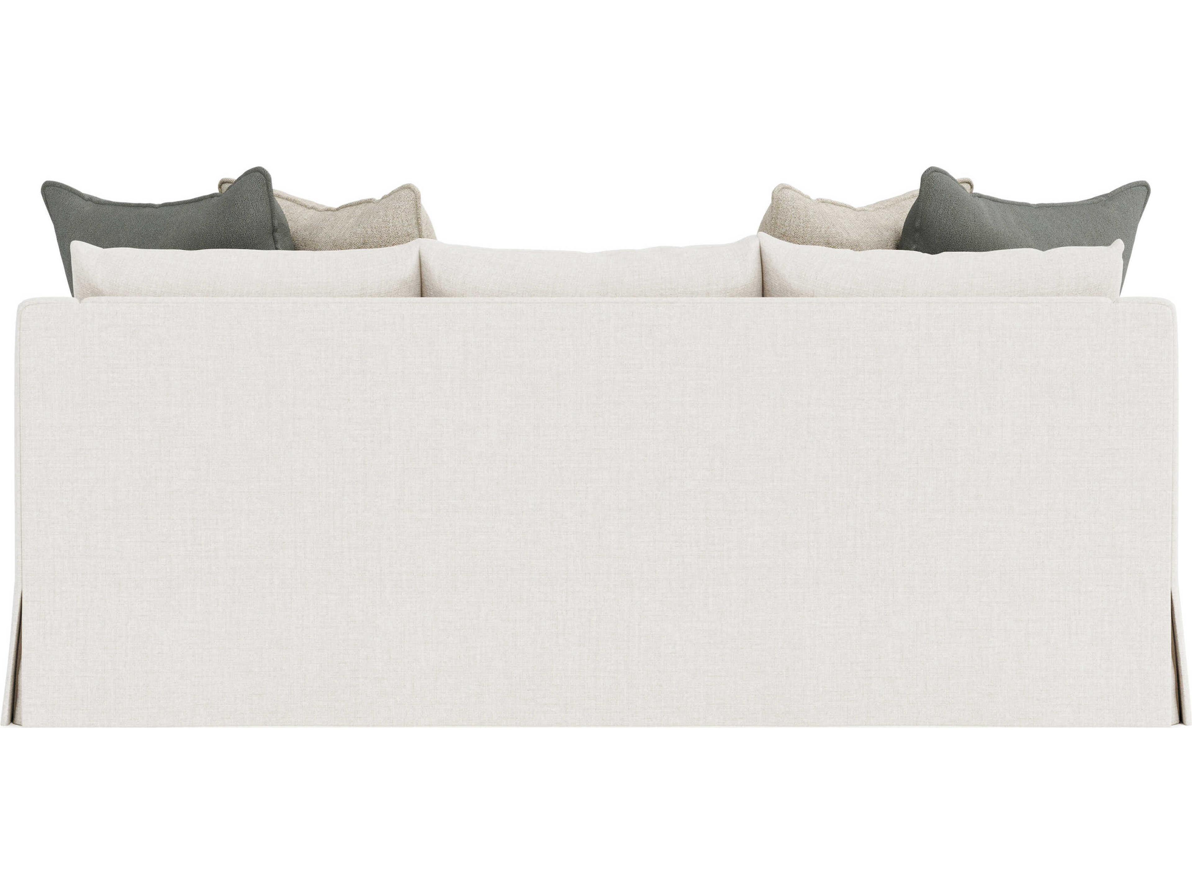 Bernhardt Plush Grace White Upholstered Sofa