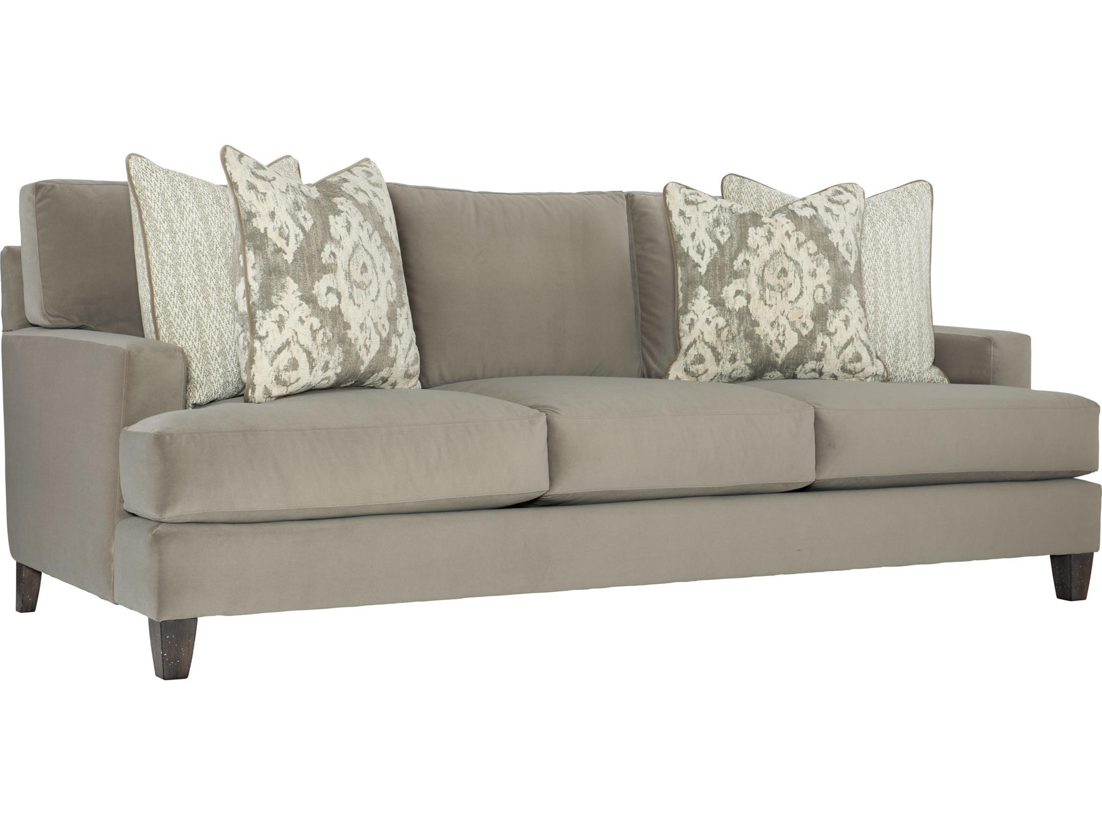 Mila Fabric 3-Seat Sofa with Feather Down Cushions