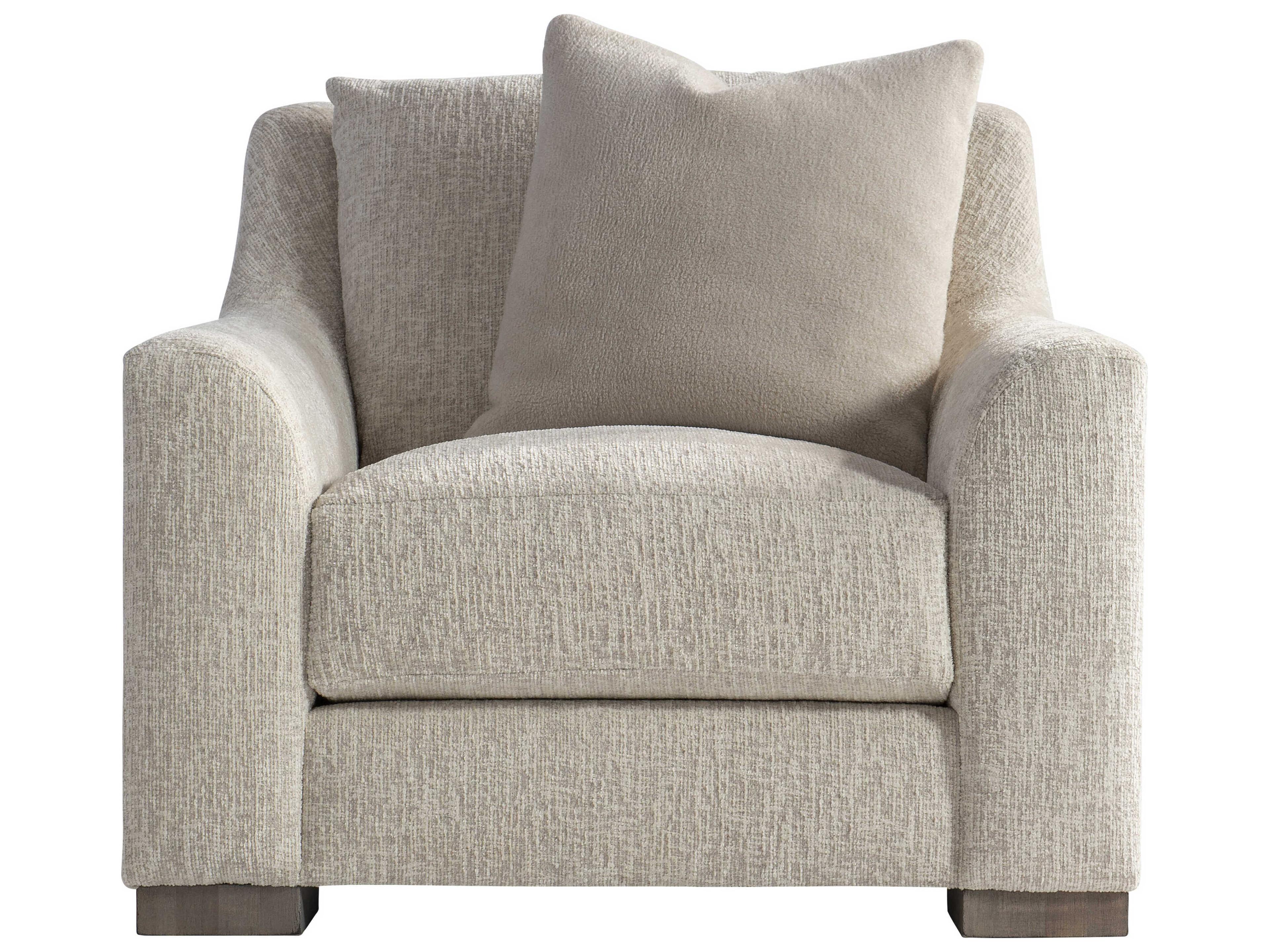 Bernhardt Plush Gabi Beige Fabric Accent Chair