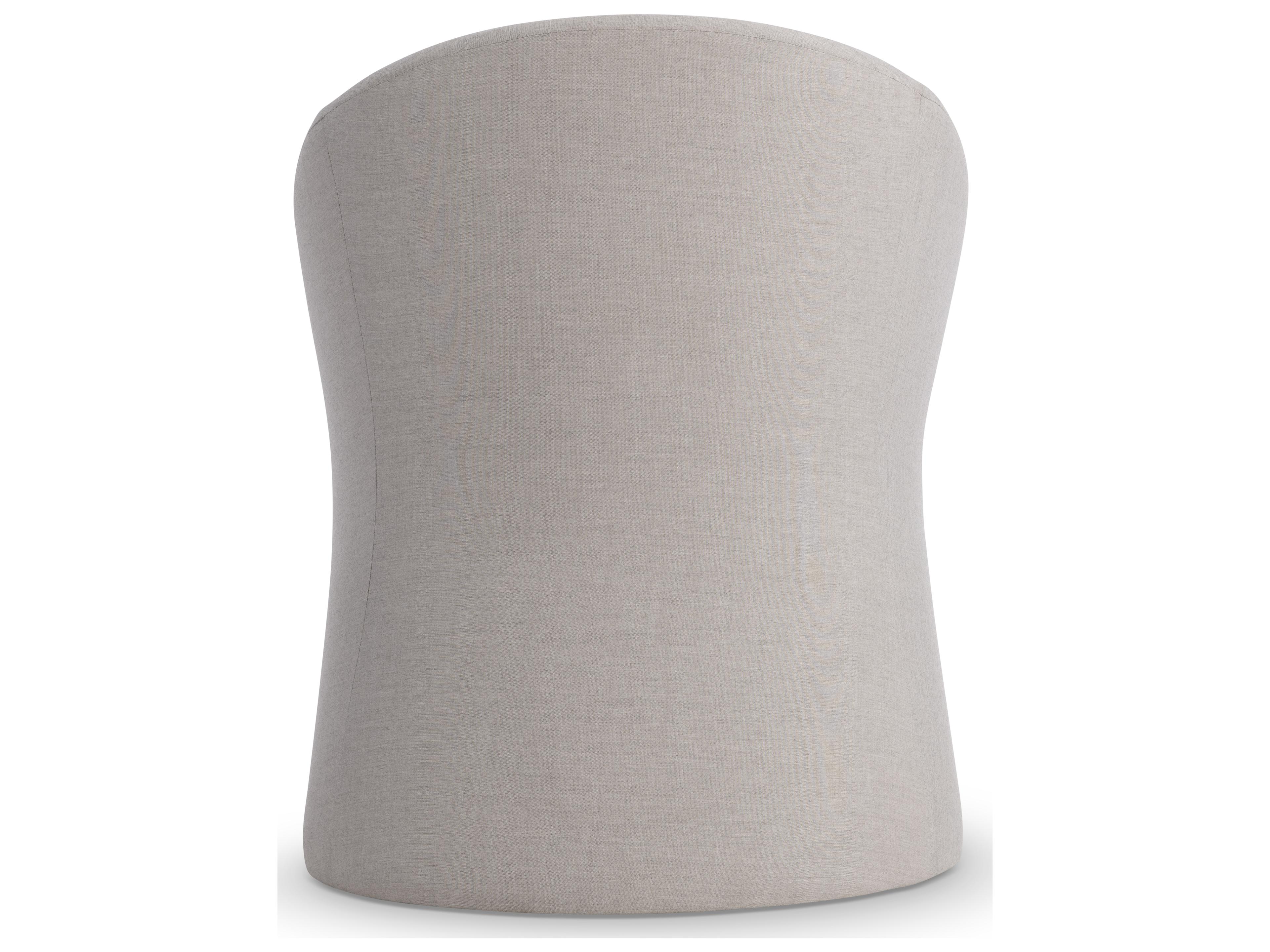 Bernhardt Arden Beige Upholstered Arm Dining Chair