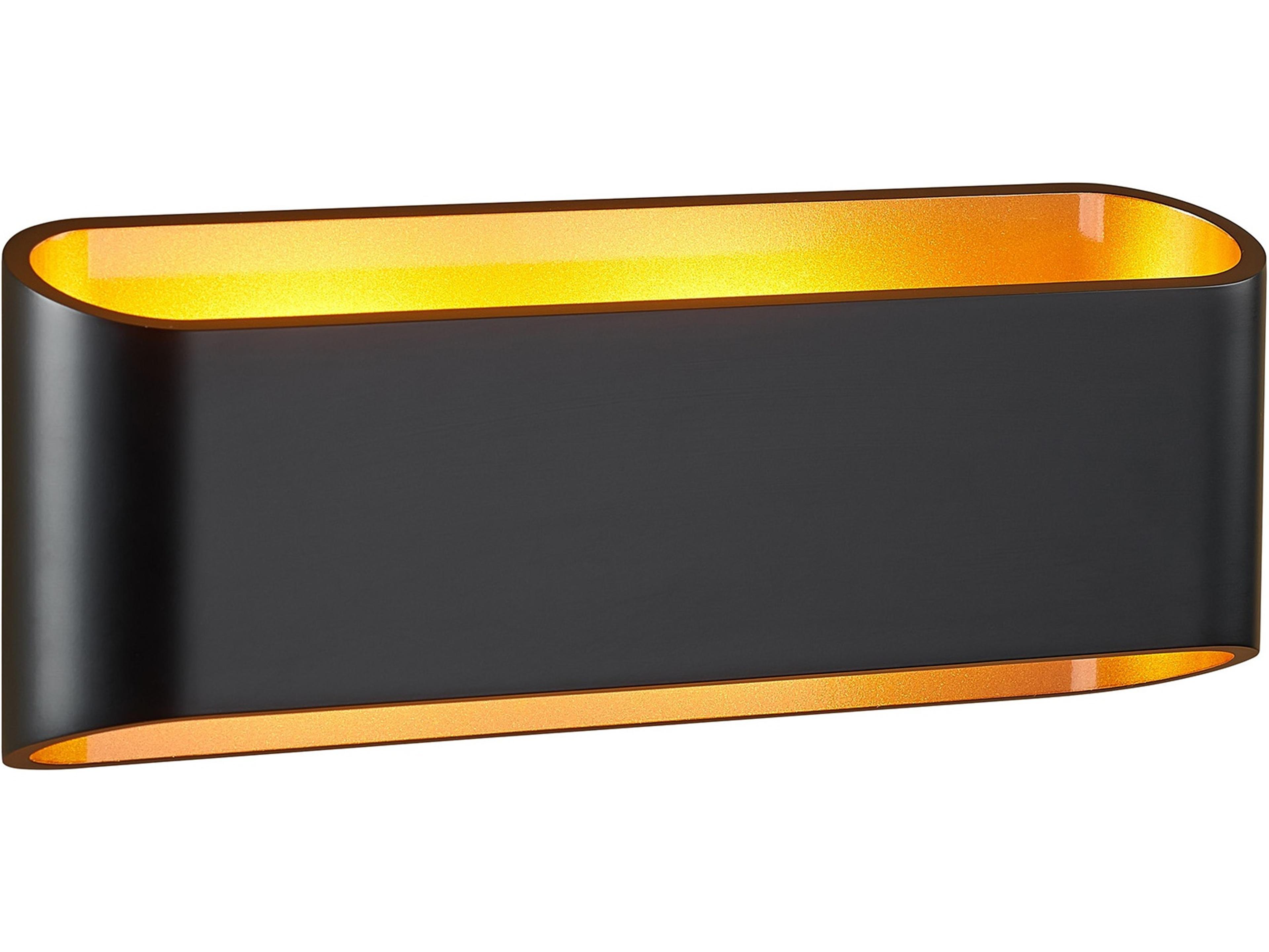 Eclipse Black LED Wall Sconce