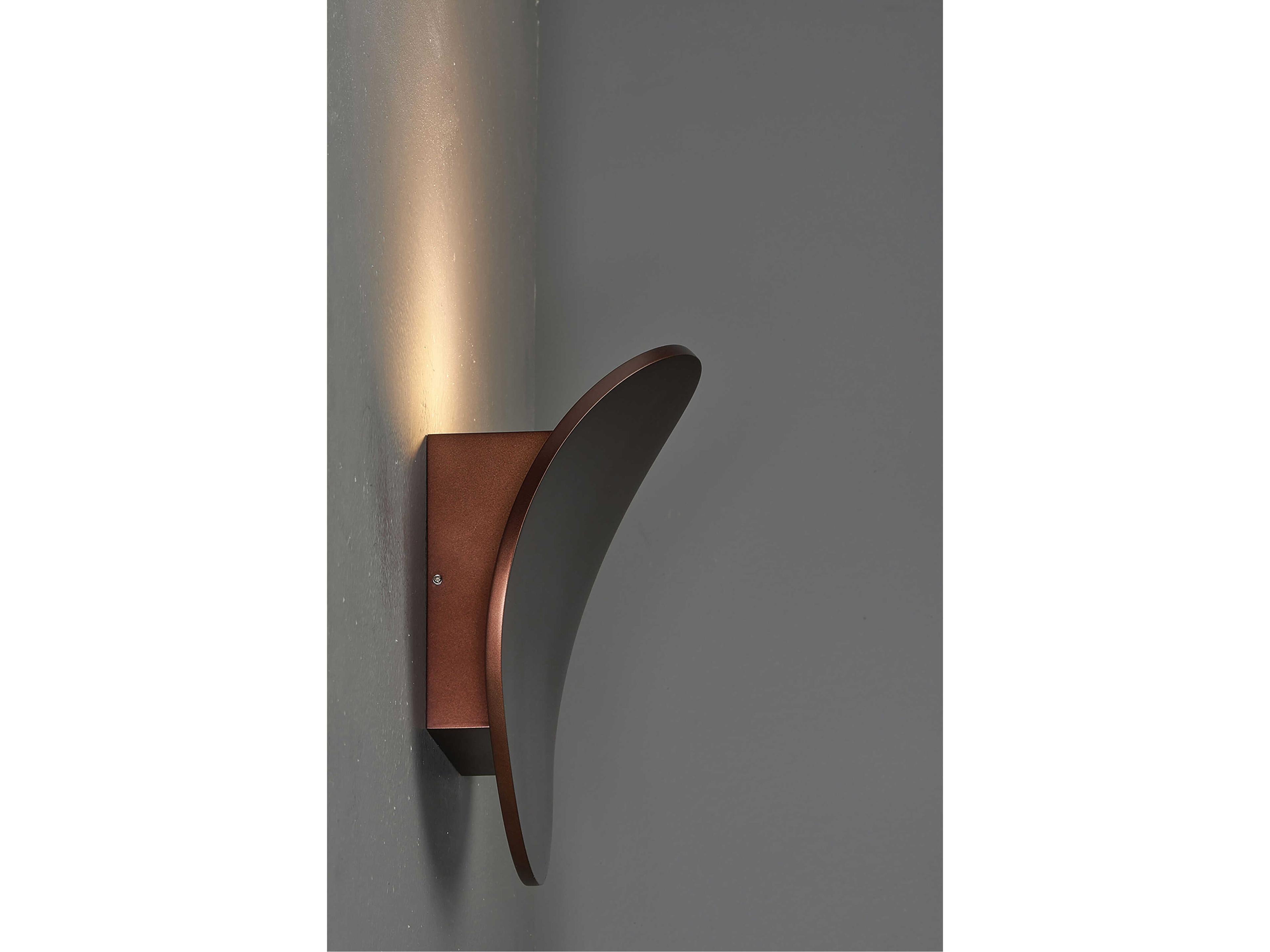 Bruck Lighting Lunaro 1-Light Bronze LED Wall Sconce