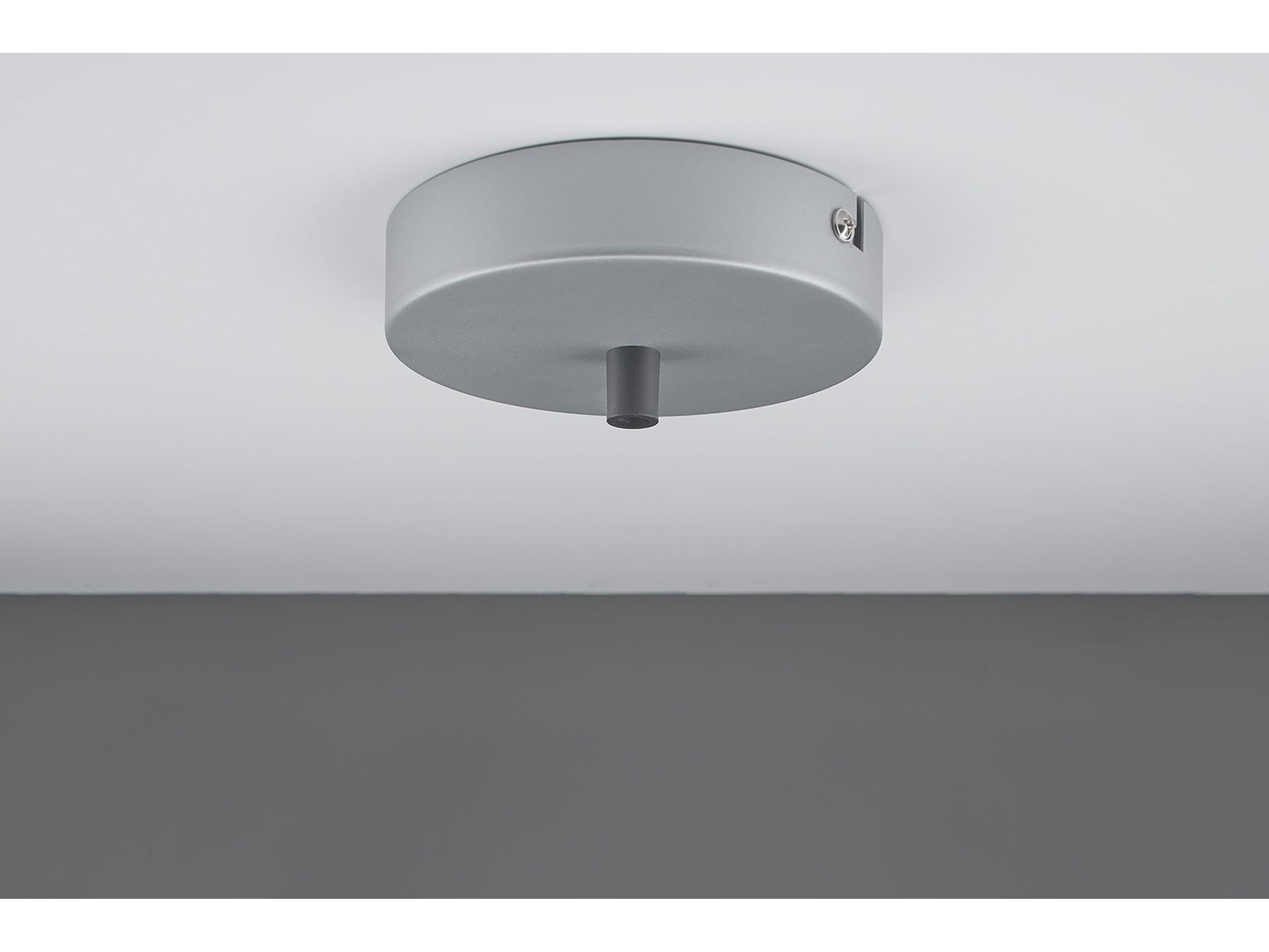 Bruck Lighting Titan 1-Light White Glass Cylinder Mini Pendant