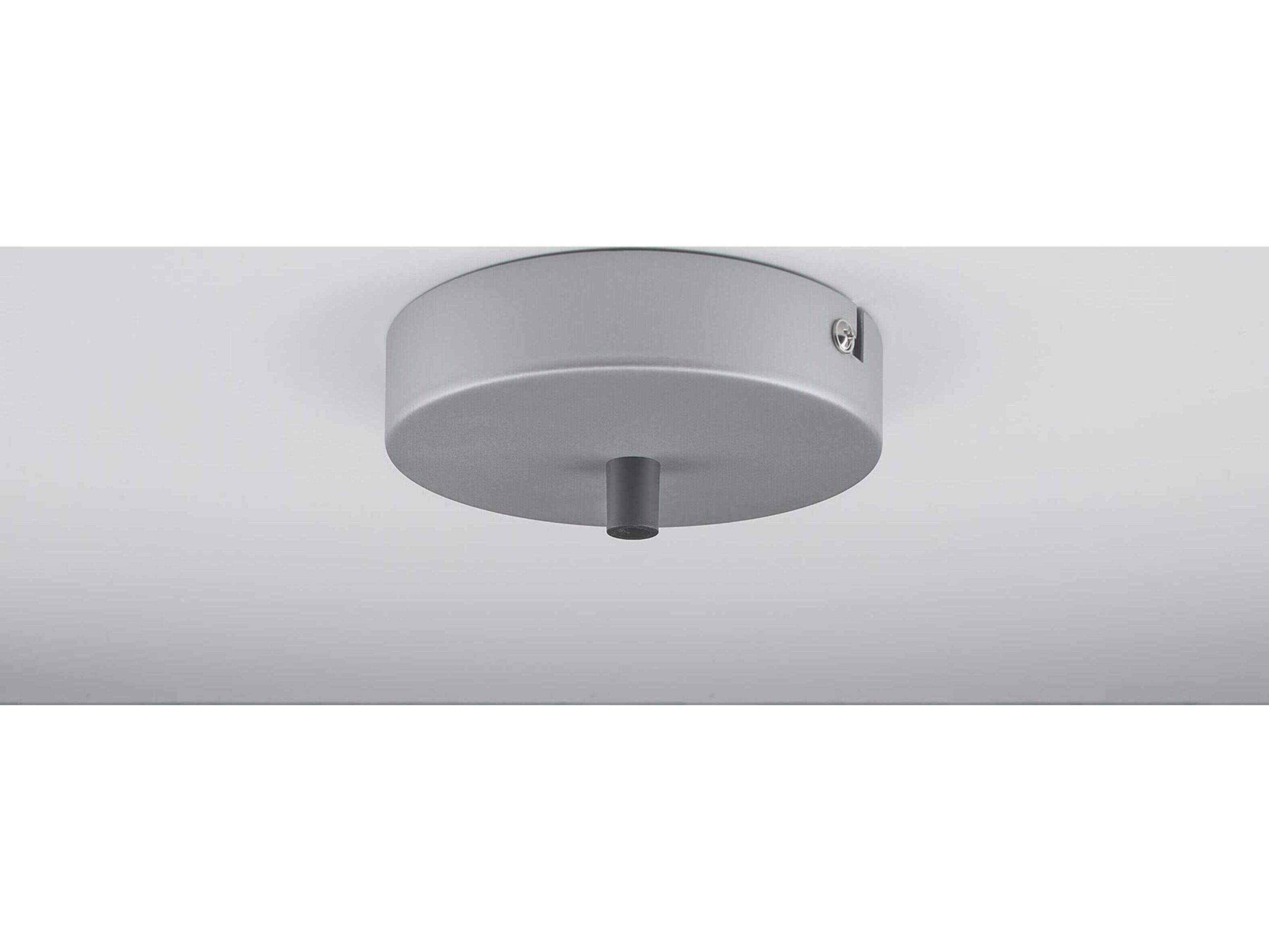 Bruck Lighting London 1-Light Blue Glass Cylinder Mini Pendant