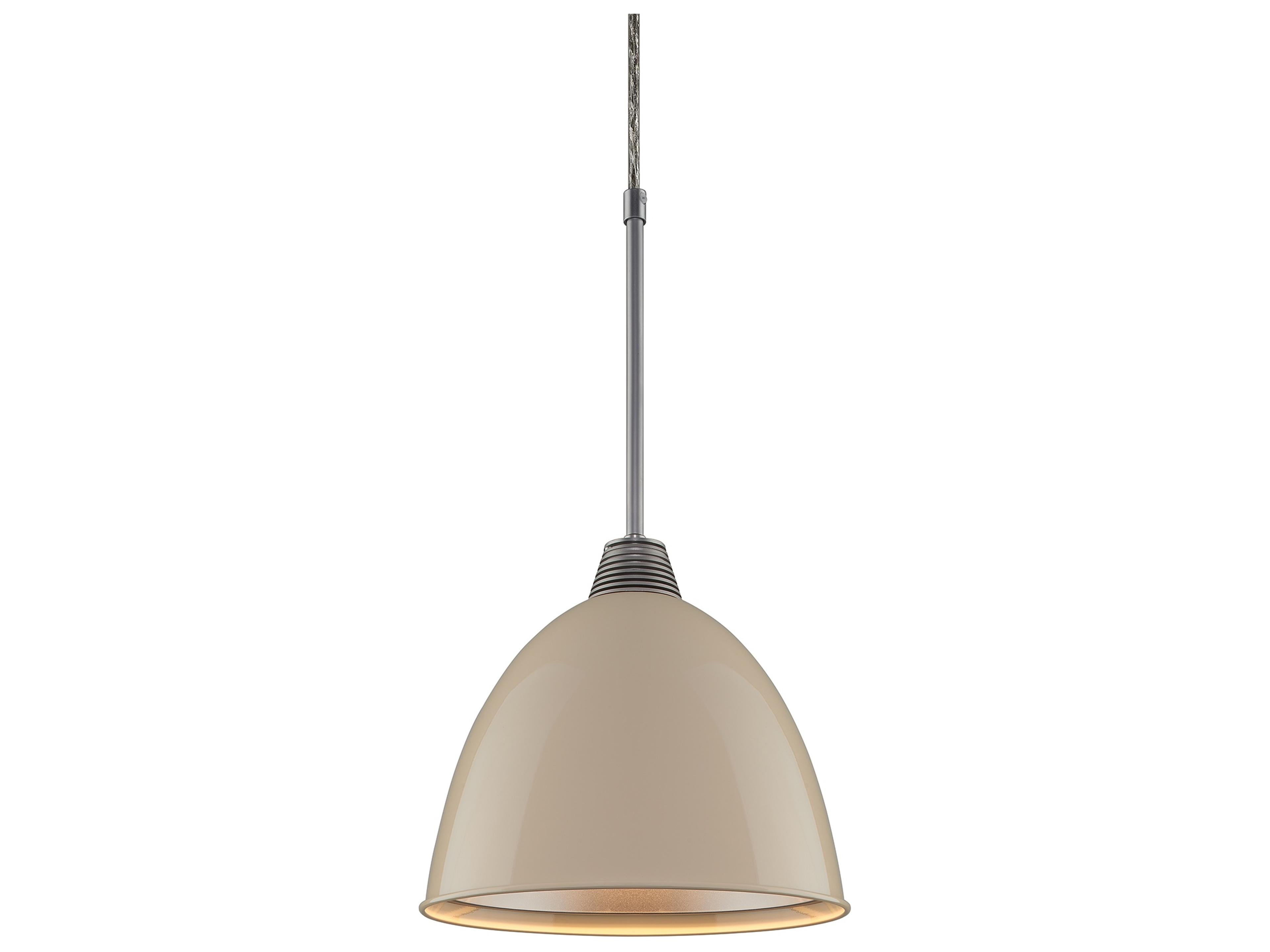 Classic 1-Light Chrome LED Bell Mini Pendant