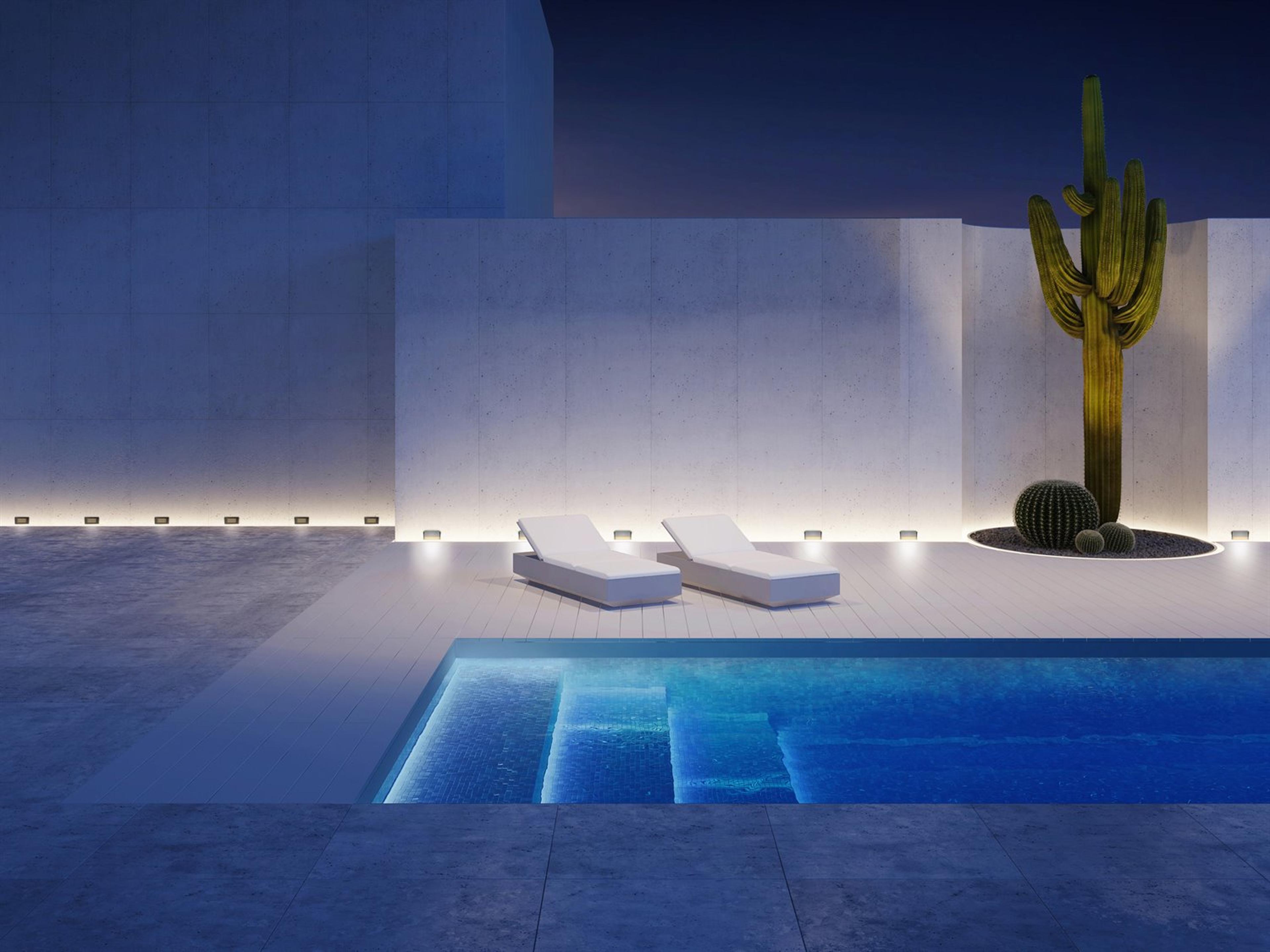 Bruck Lighting Step 1-Light White LED Wall Sconce