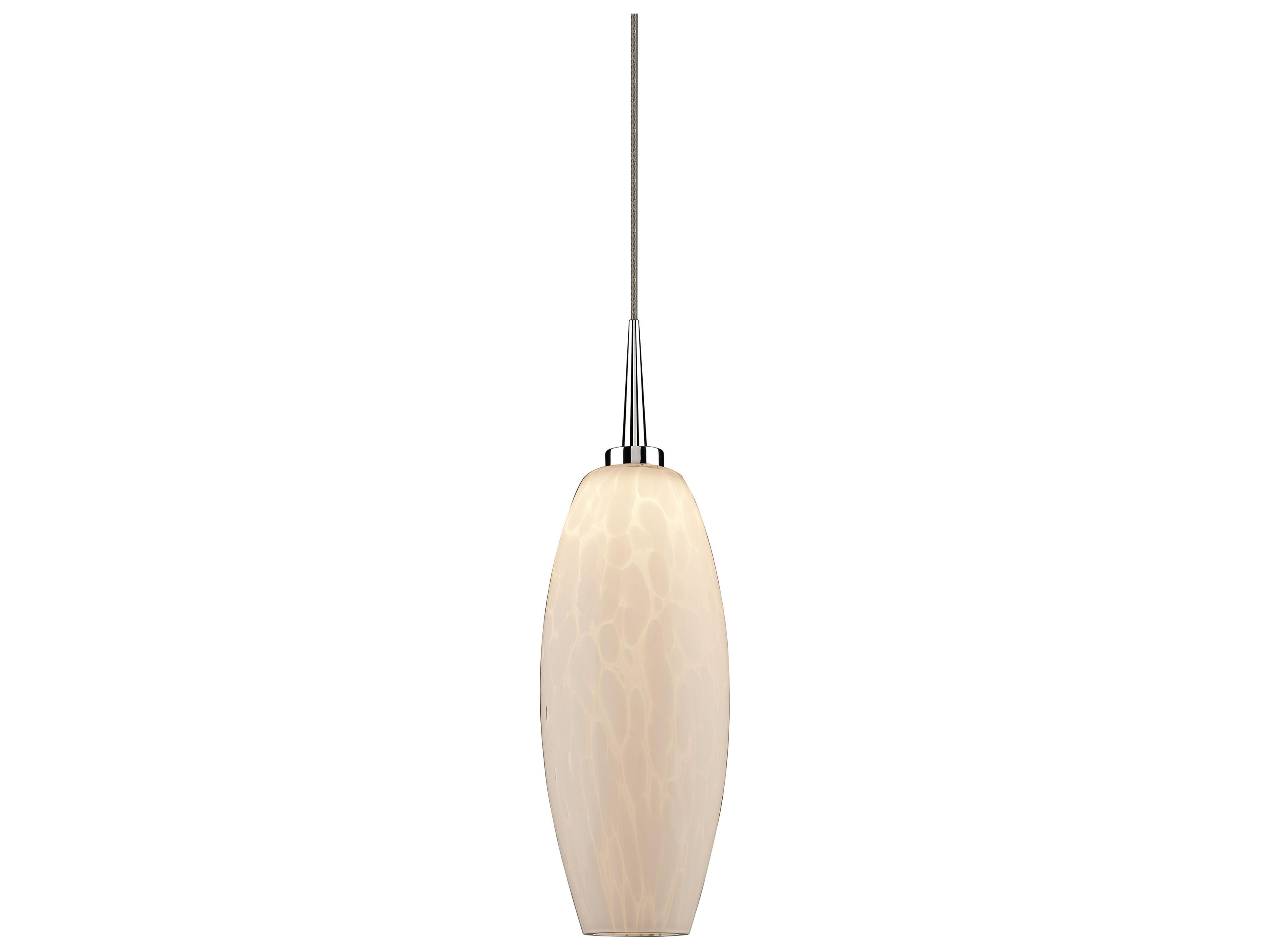 Ciro 1-Light White Glass LED Mini Pendant