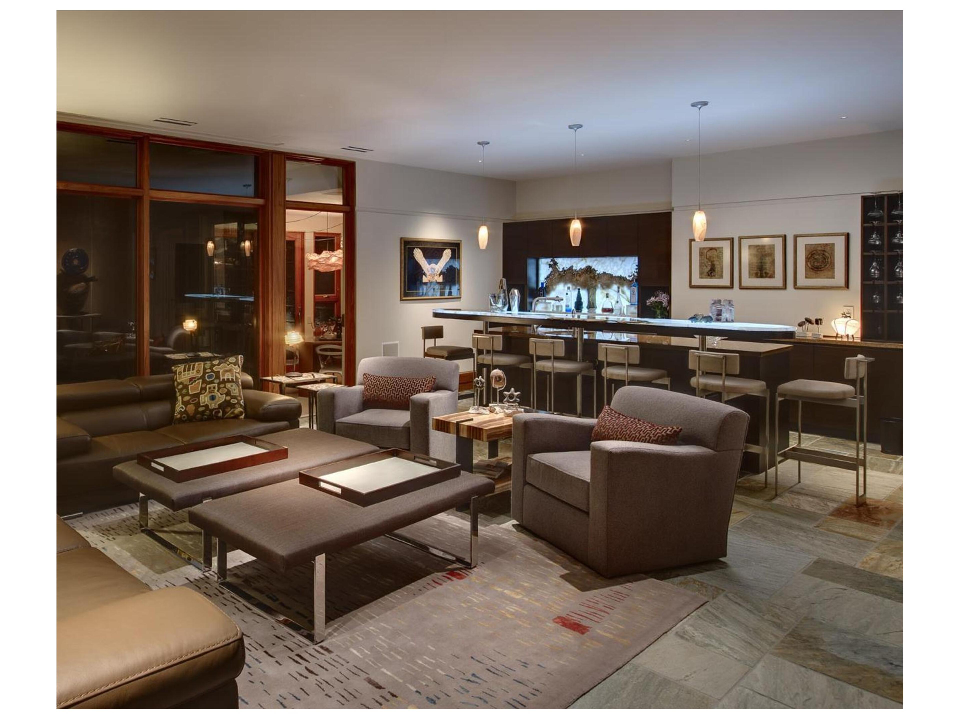 Bruck Lighting Ciro 1-Light Gold Glass LED Mini Pendant