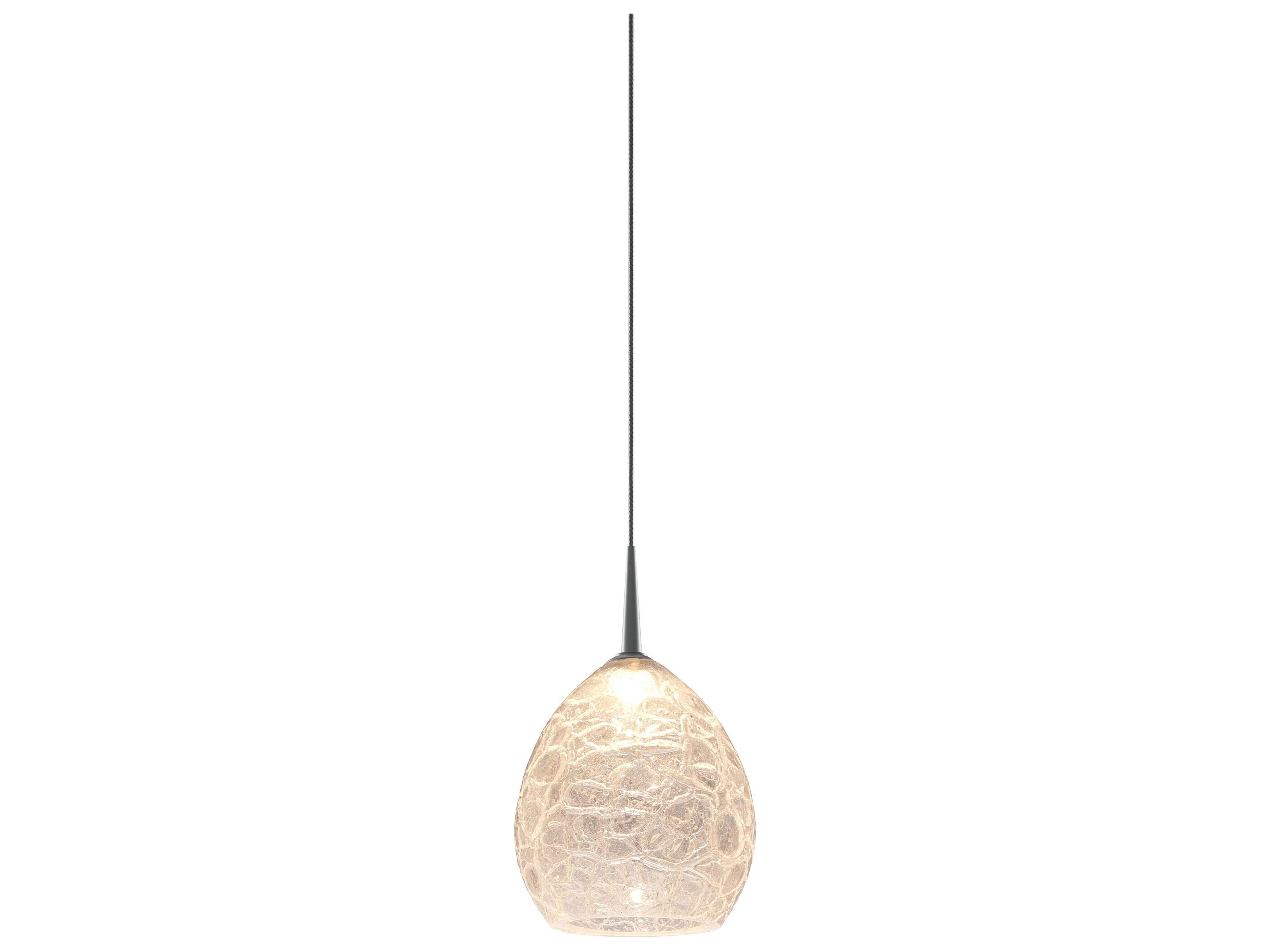 Vibe White Glass LED Bell Mini Pendant