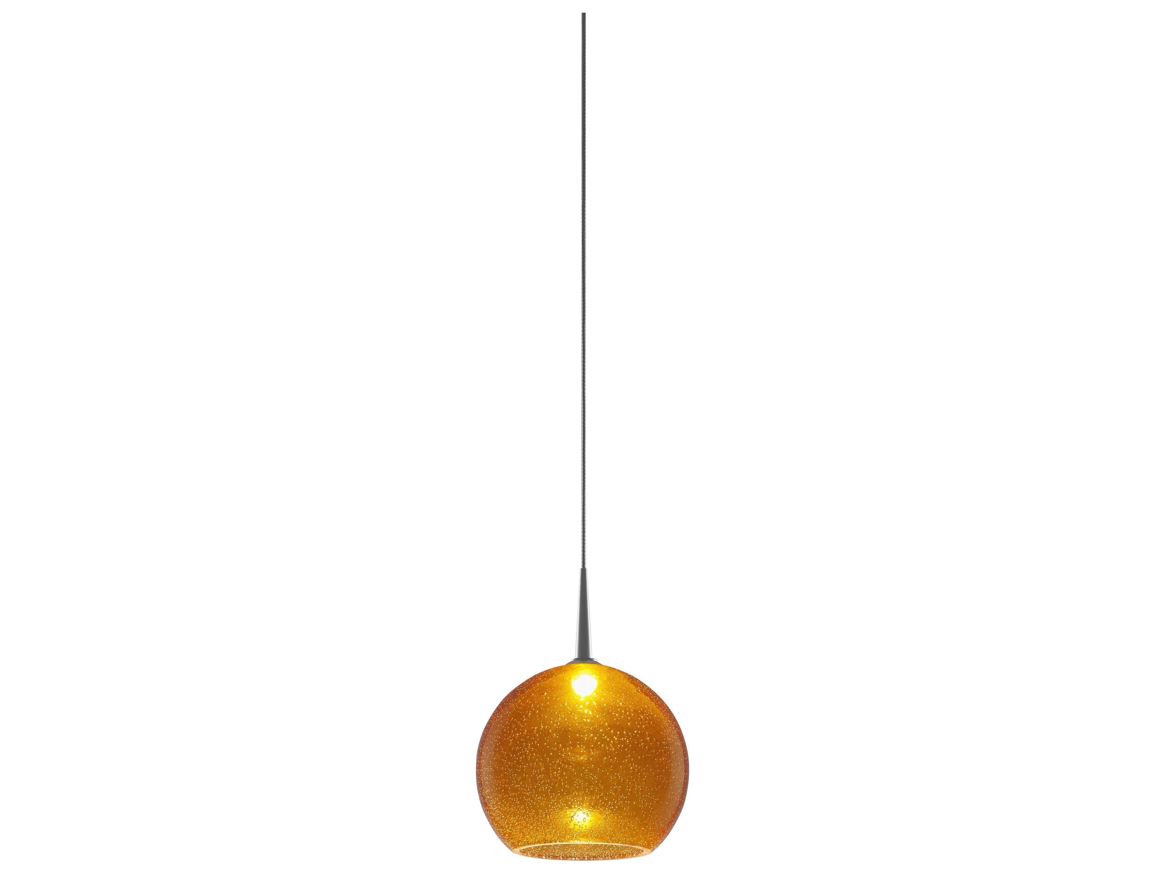 Bobo Gold Glass LED Globe Mini Pendant