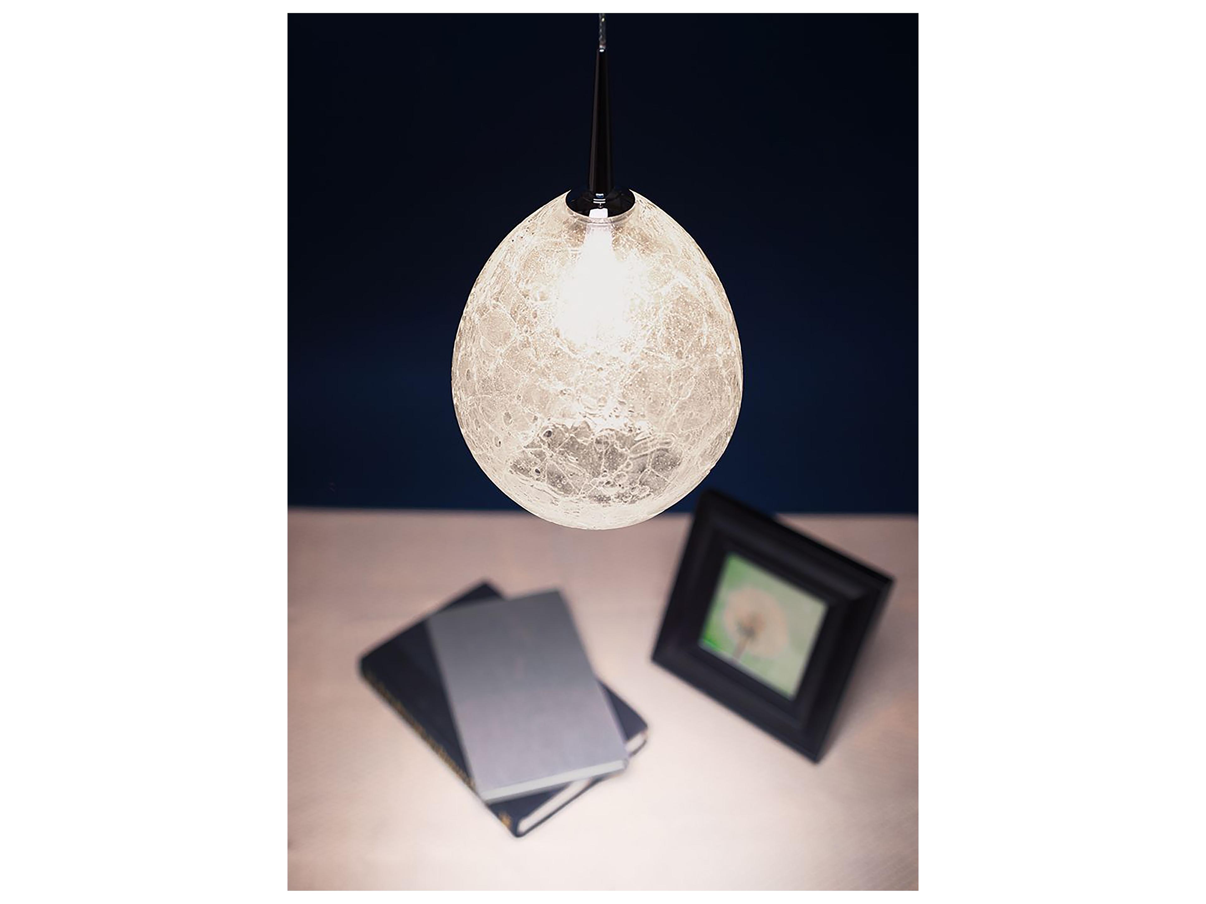 Bruck Lighting Vibe 1-Light Gold Glass Bell Mini Pendant