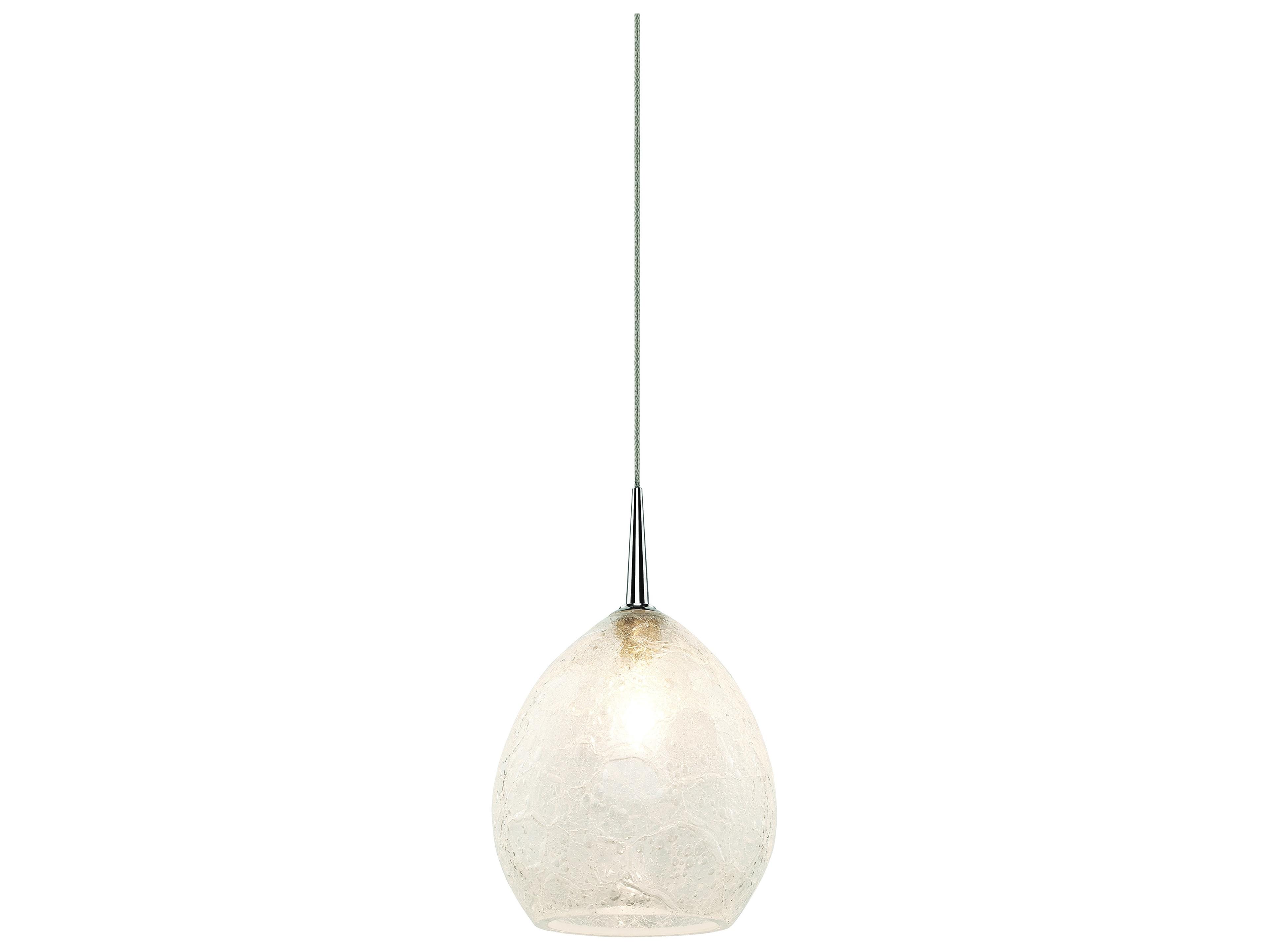 Vibe White Glass Bell Mini Pendant