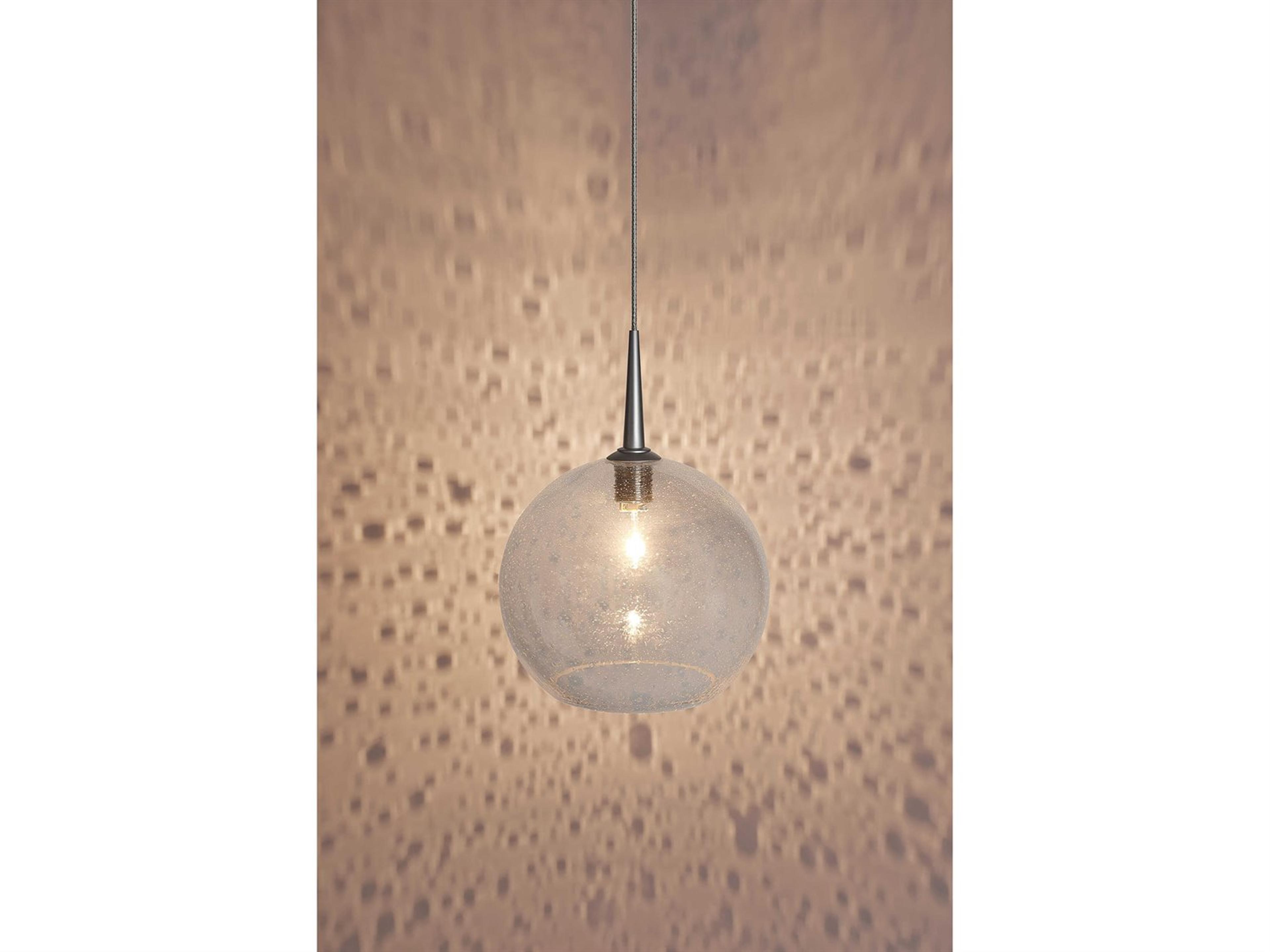 Bruck Lighting Bobo 1-Light Clear Glass Globe Mini Pendant