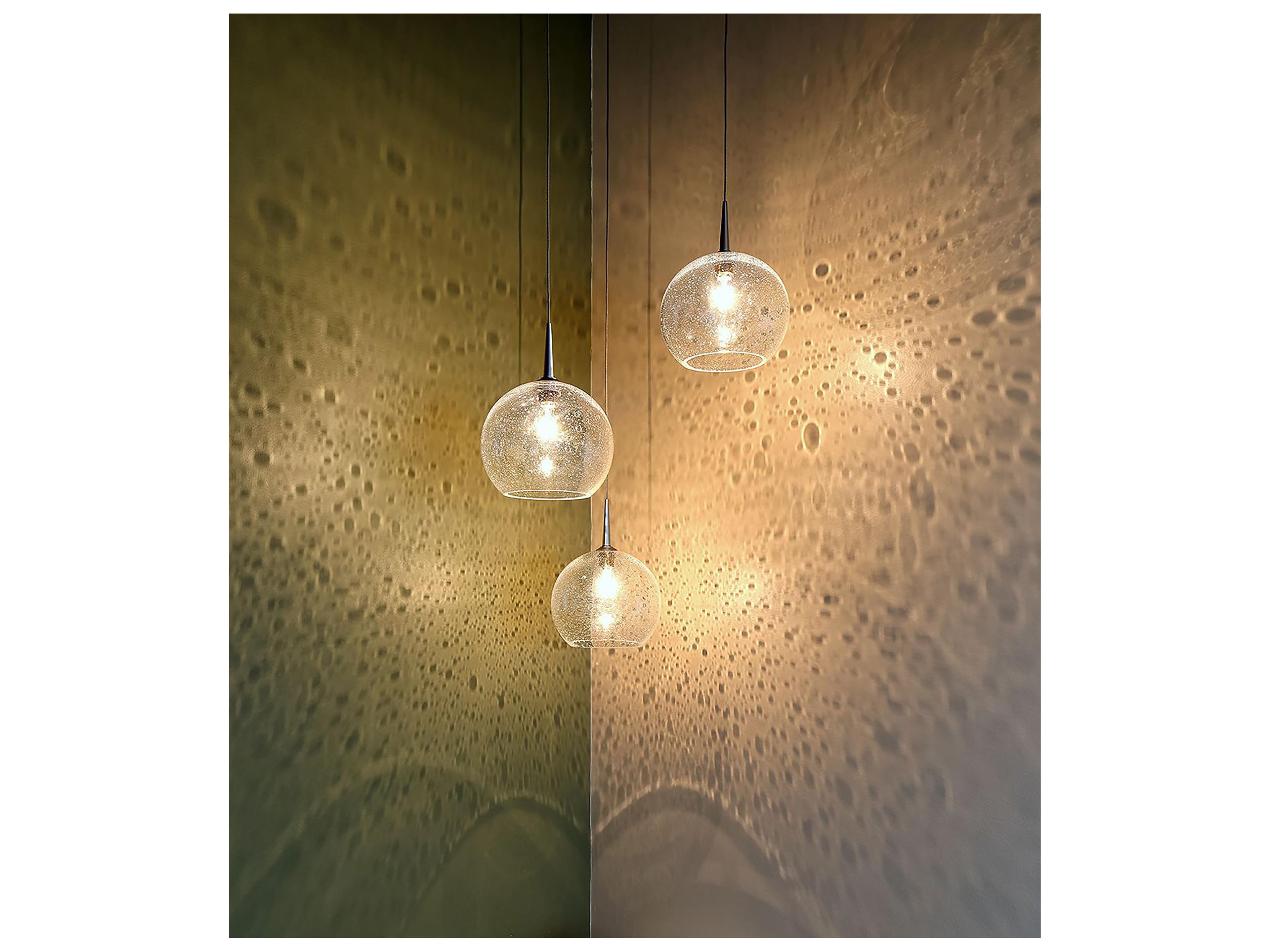 Bruck Lighting Bobo 1-Light Green Glass Globe Mini Pendant