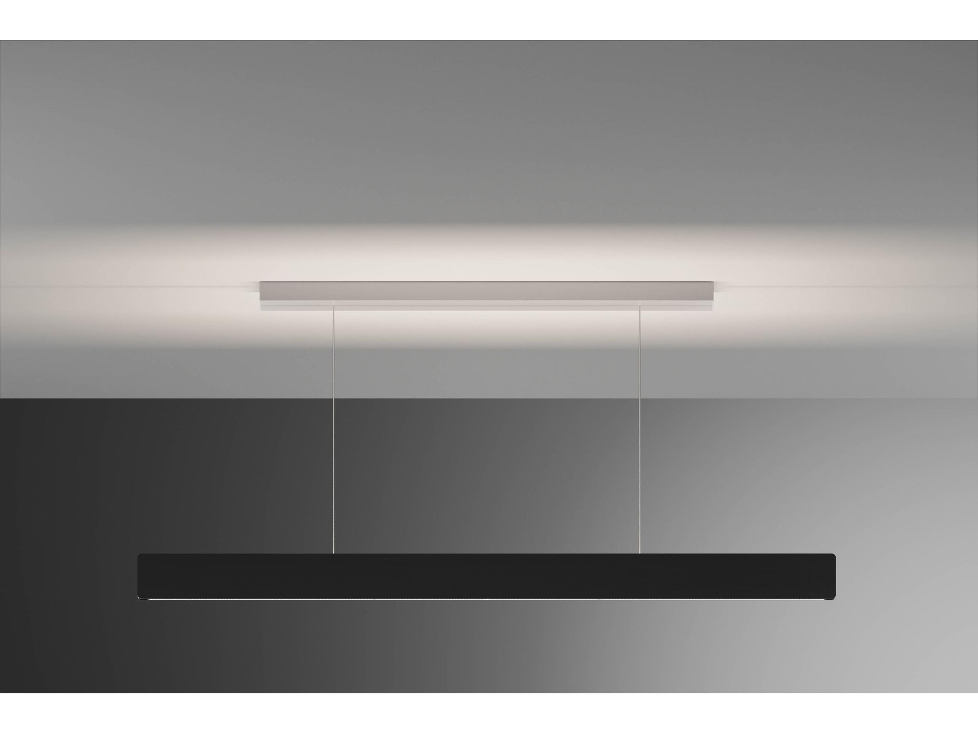 Bruck Lighting After-8 1-Light Black Linear Island Pendant