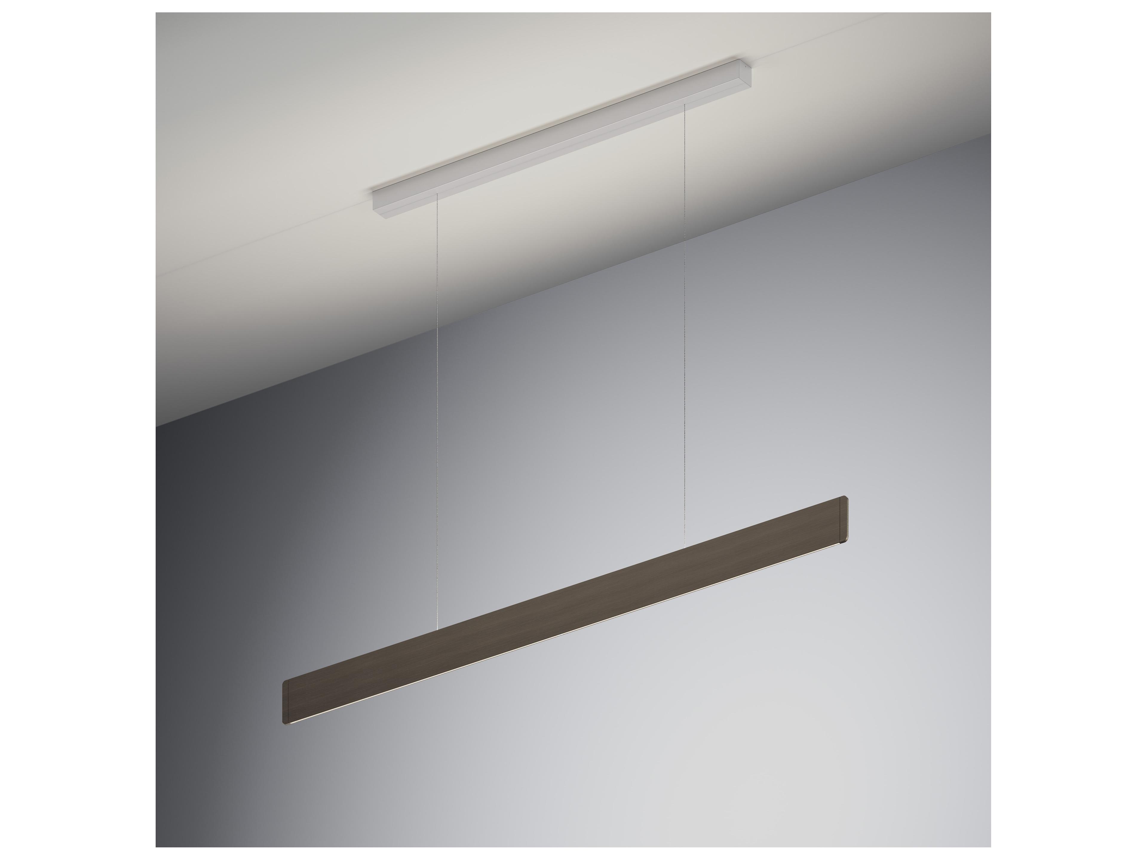 Bruck Lighting After-8 1-Light Champagne Brown Linear Island Pendant