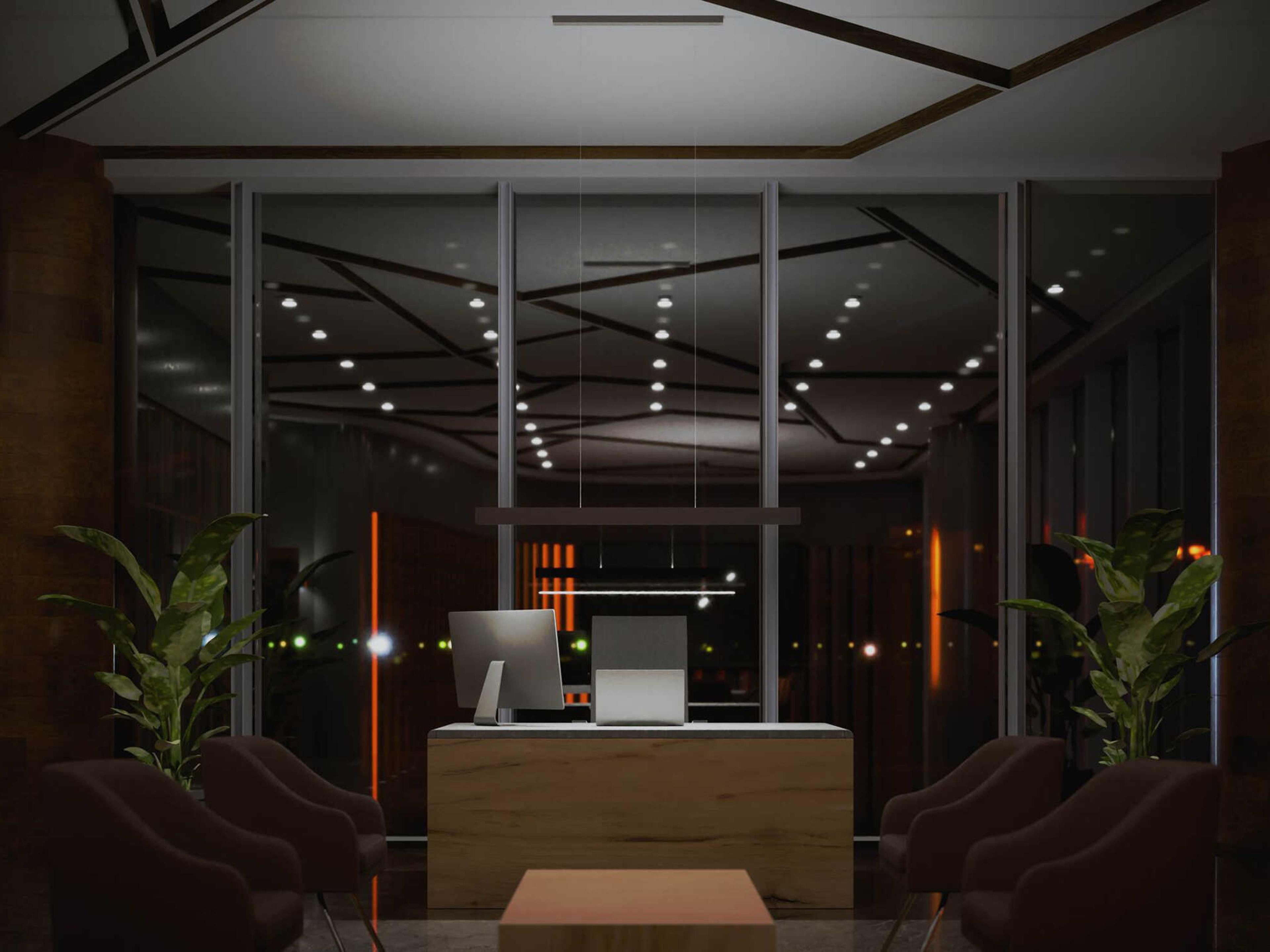 Bruck Lighting After-8 1-Light Champagne Brown Linear Island Pendant