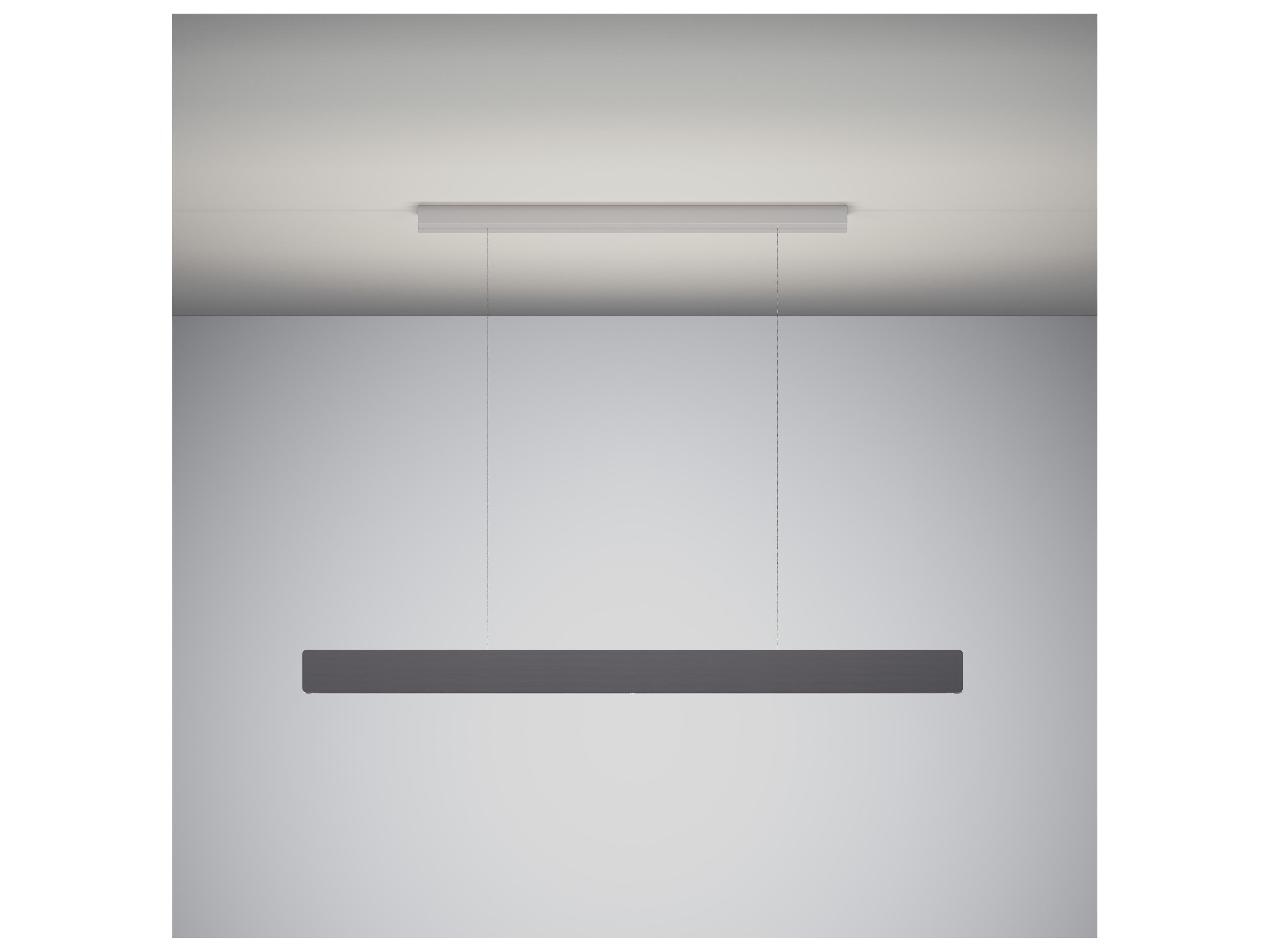 Bruck Lighting After-8 1-Light Slate Gray Linear Island Pendant