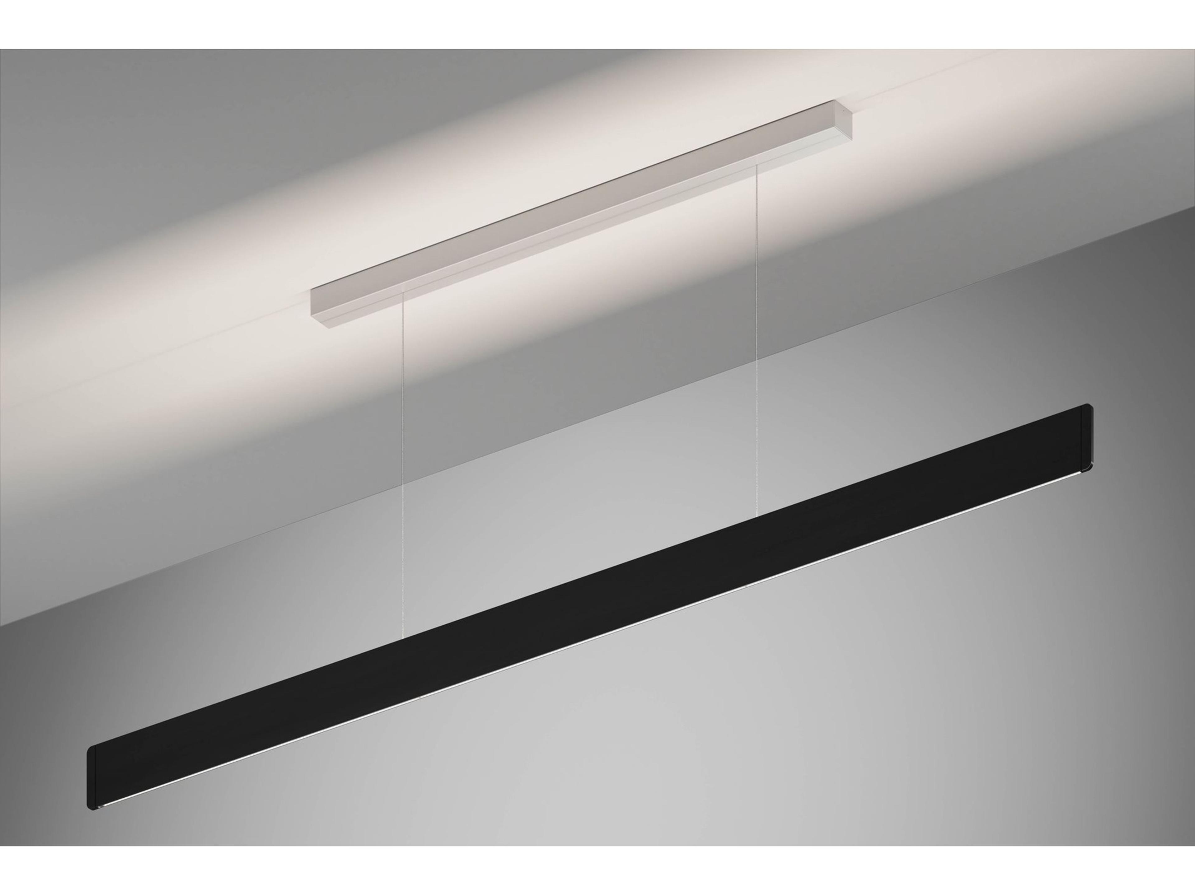 Bruck Lighting After-8 1-Light Black Linear Island Pendant