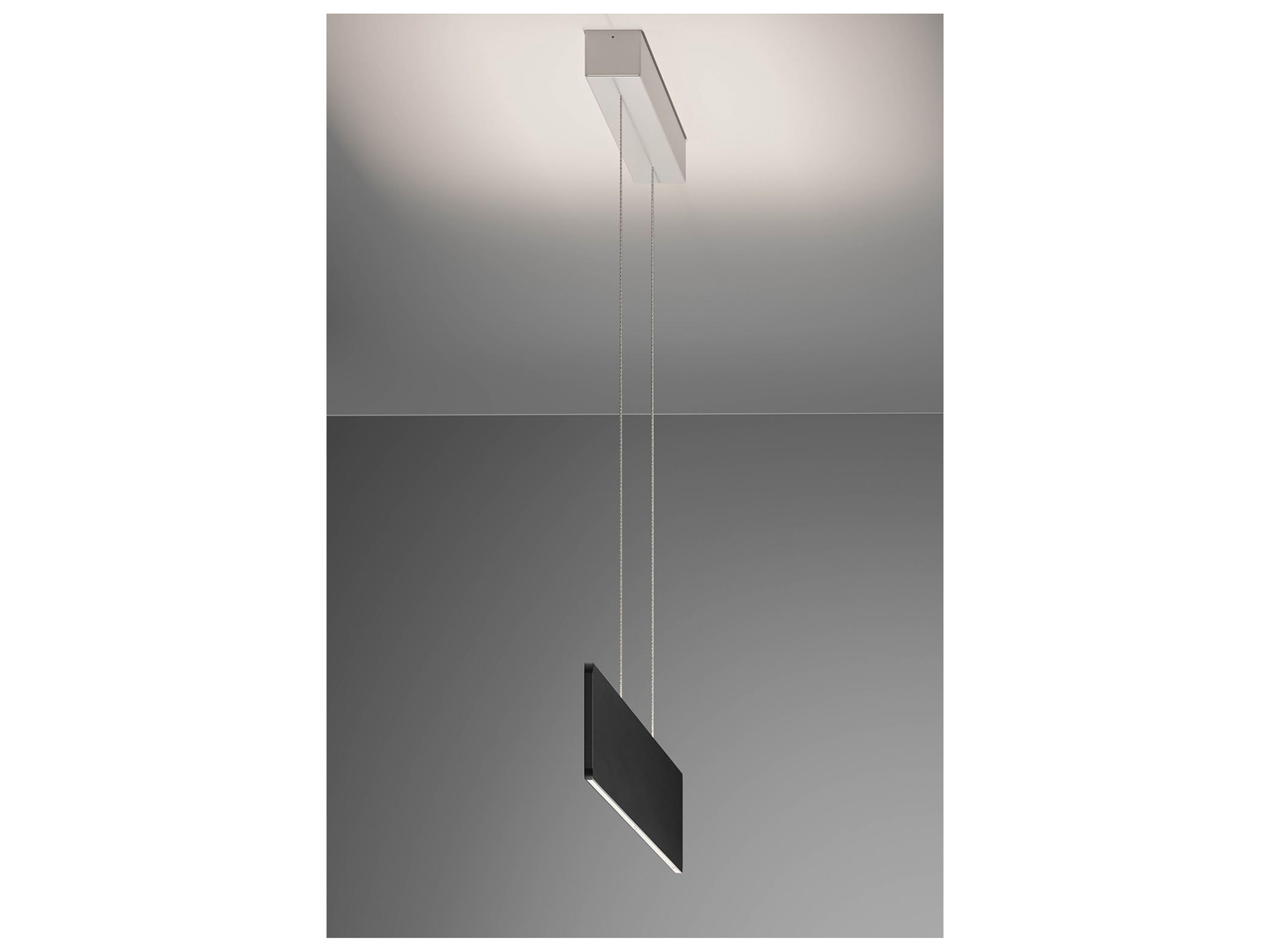 Bruck Lighting After-8 1-Light Black Linear Island Pendant