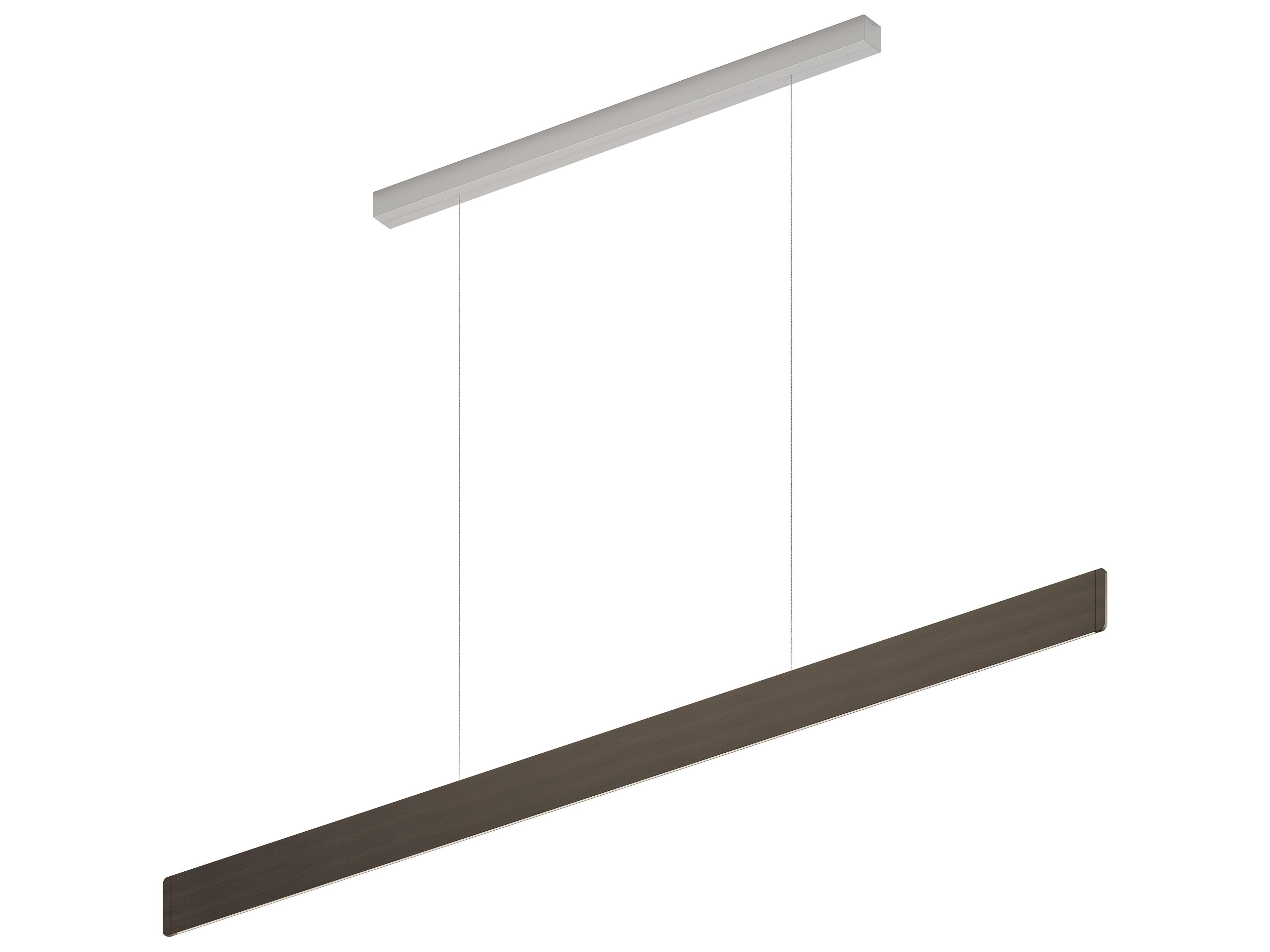 After-8 1-Light Champagne Brown Linear Island Pendant