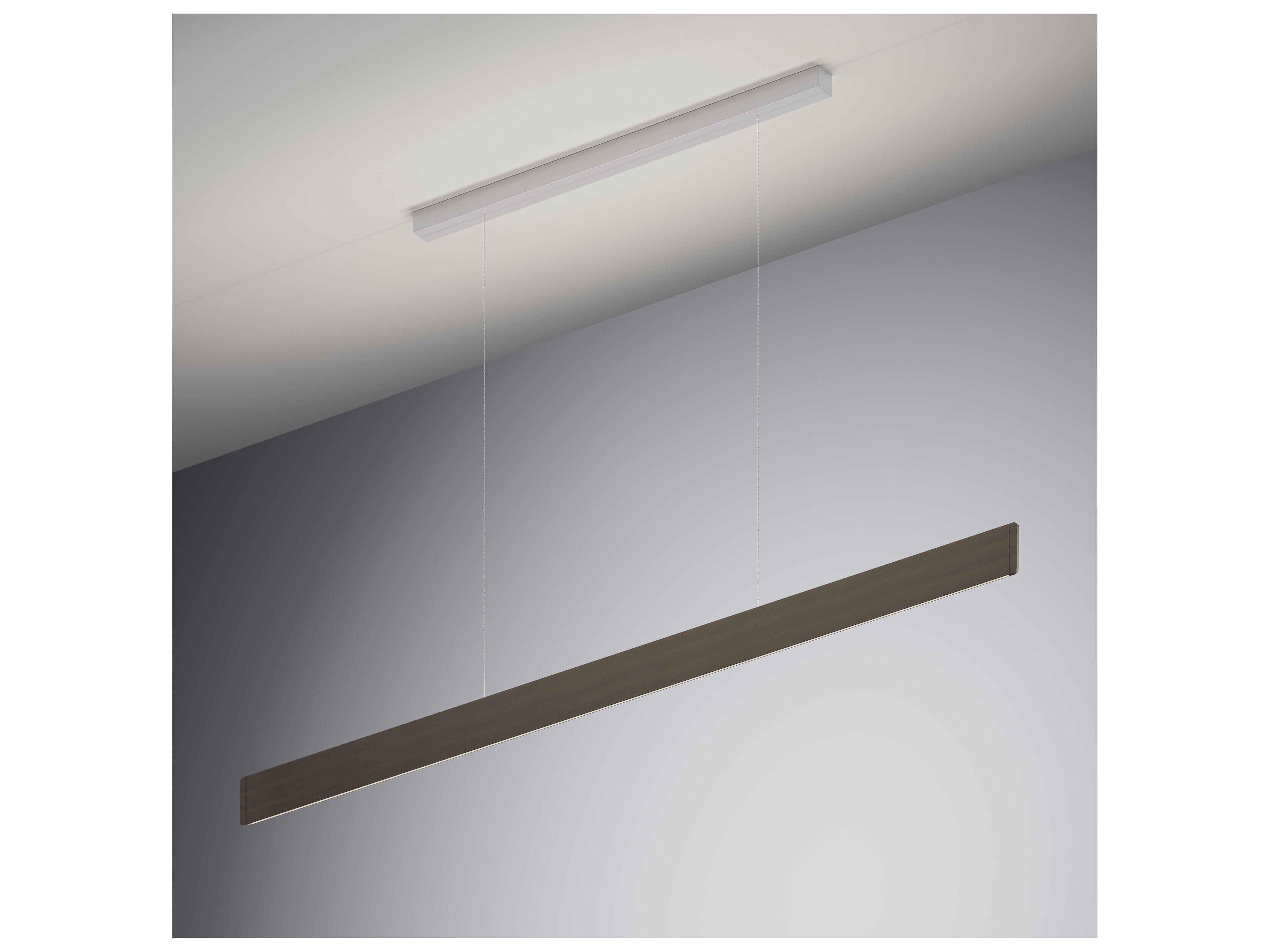 Bruck Lighting After-8 1-Light Champagne Brown Linear Island Pendant